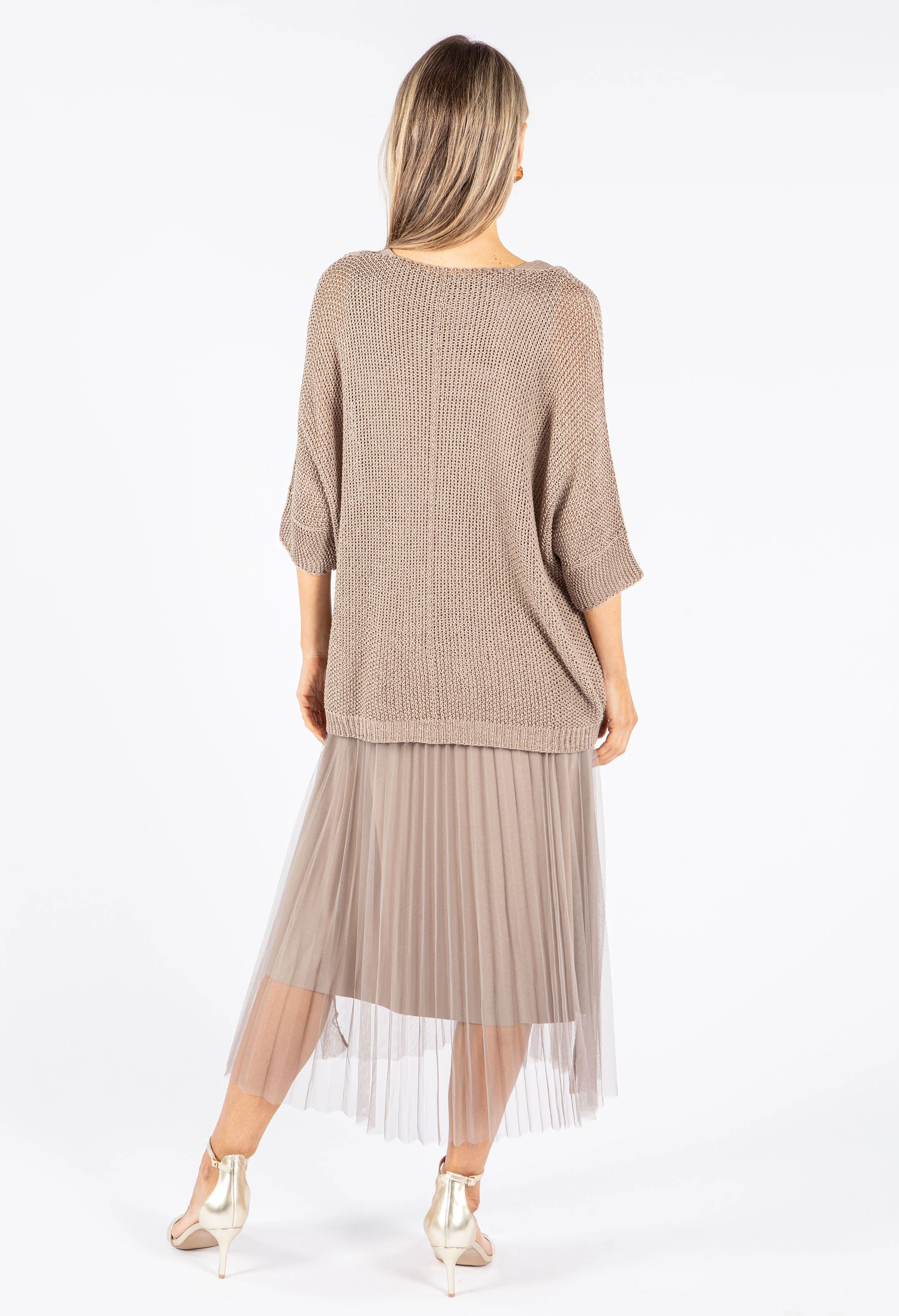 2 Piece Plisse Dress - Image 11