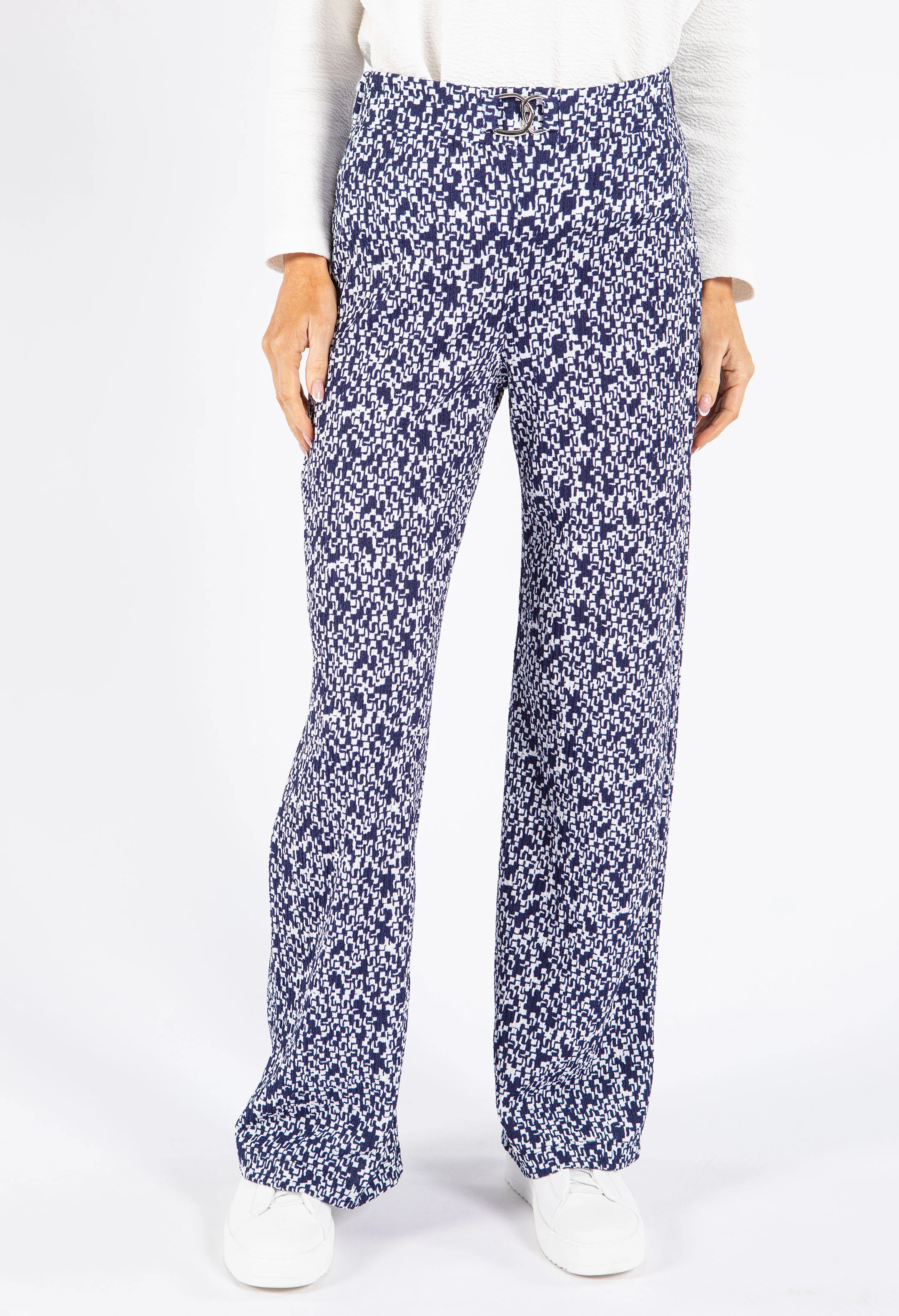 70's Inspired Print Trousers - Image 2