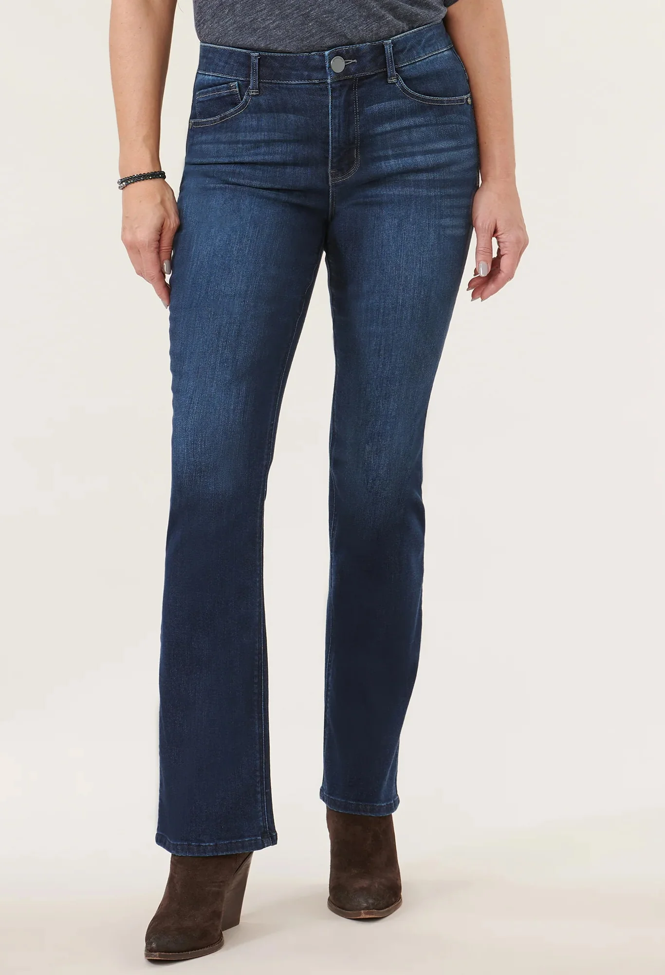 "Ab"solution® High Rise Itty Bitty Boot Jean