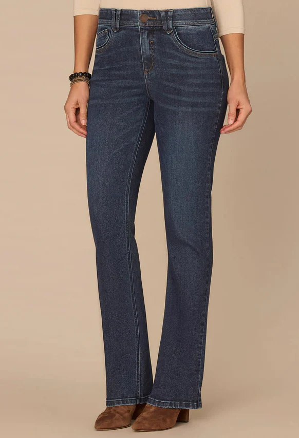 "Ab"solution® Mid-Rise Itty Bitty Boot Jeans - Image 3
