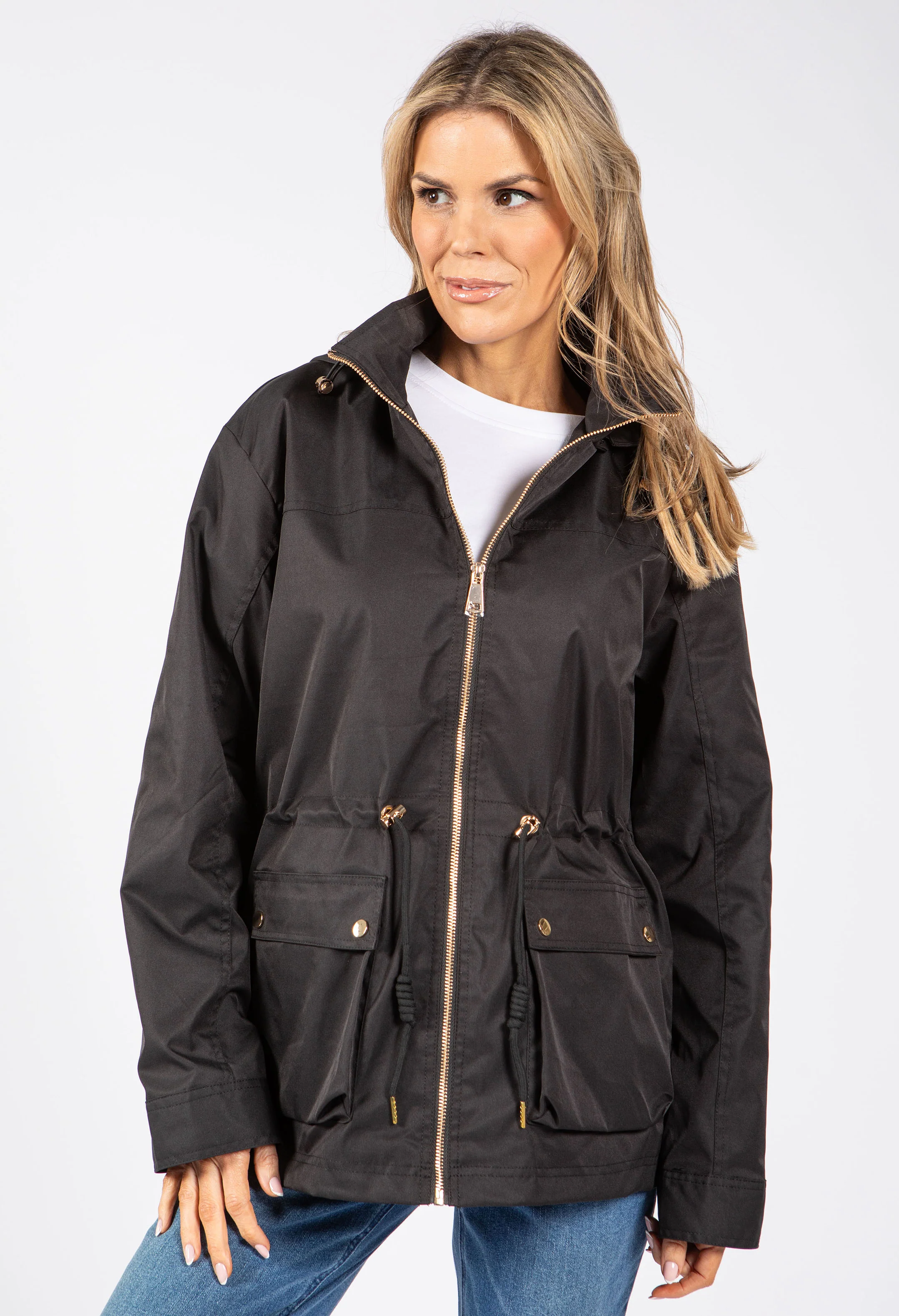 Adjustable Waist Rain Jacket - Image 14