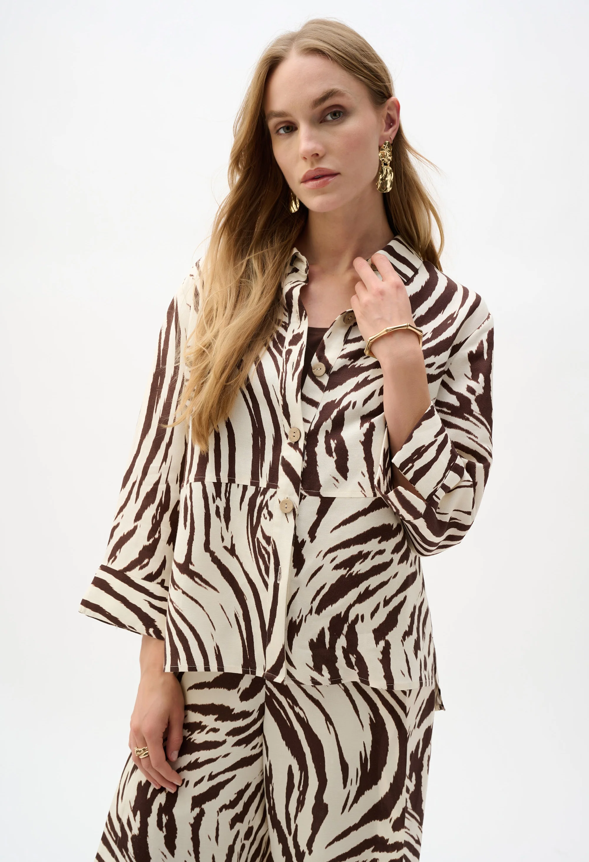 Animal Print Button Shirt - Image 2