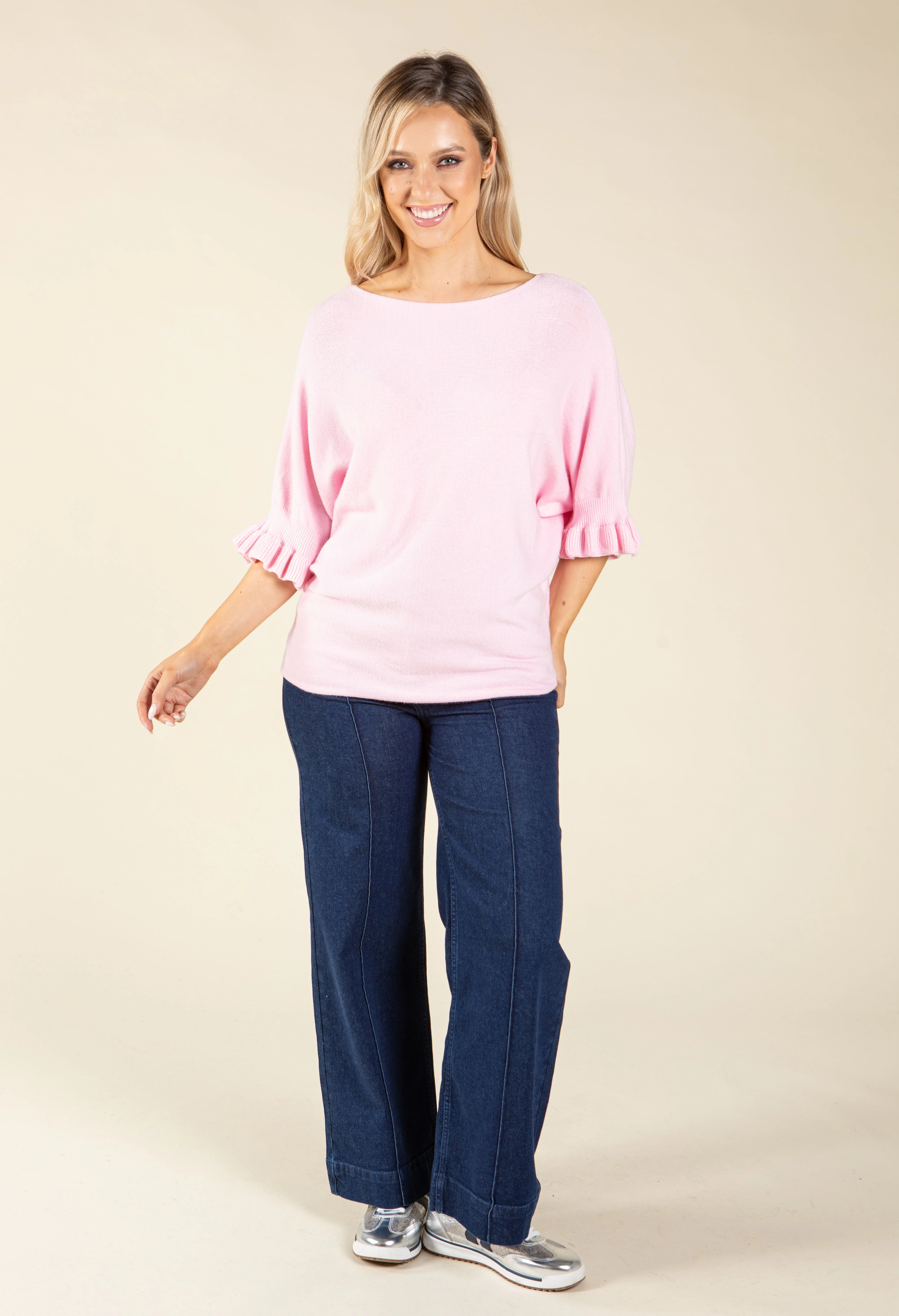 Batwing Sleeve Soft Touch Knit - Image 34