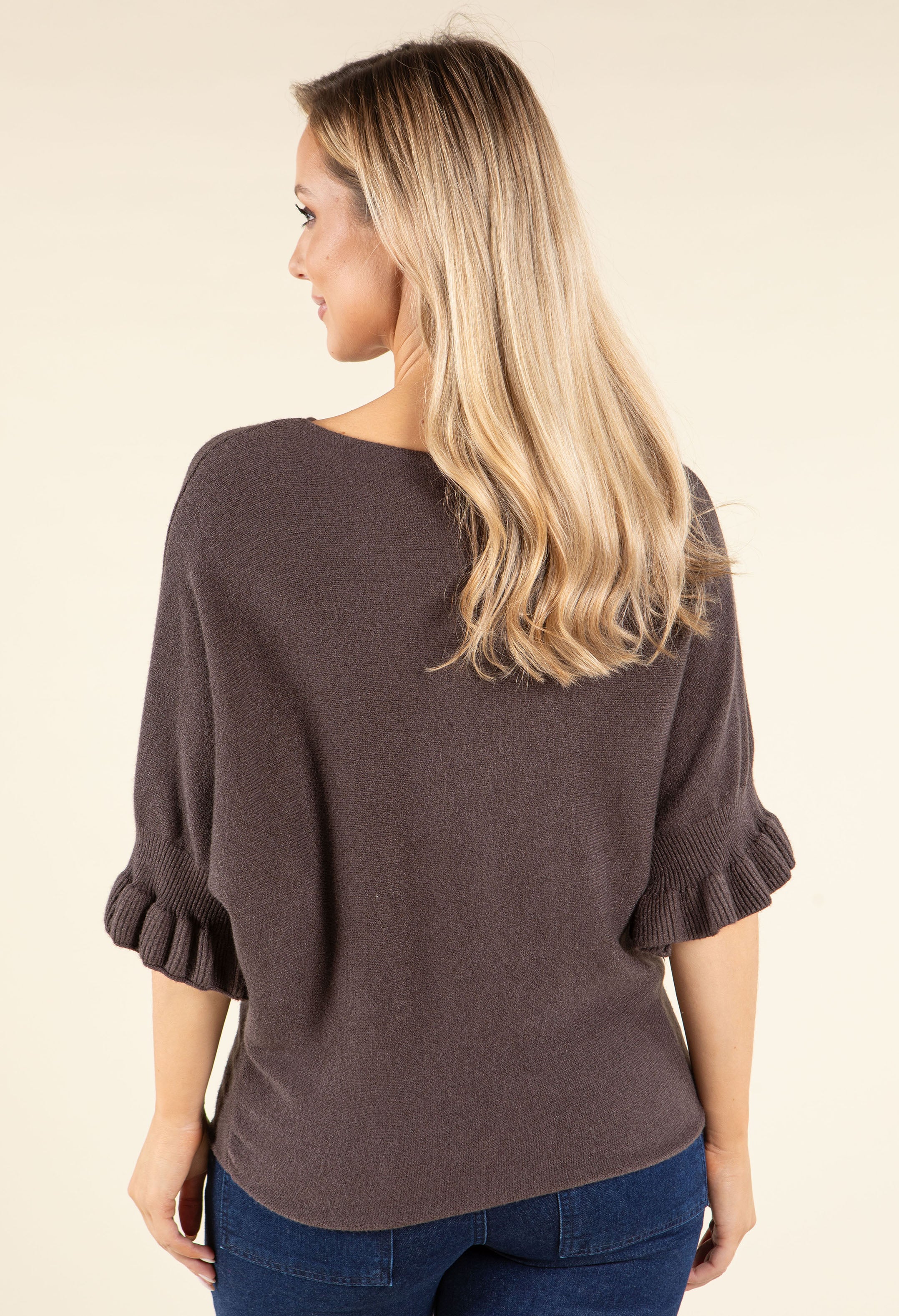 Batwing Sleeve Soft Touch Knit - Image 8