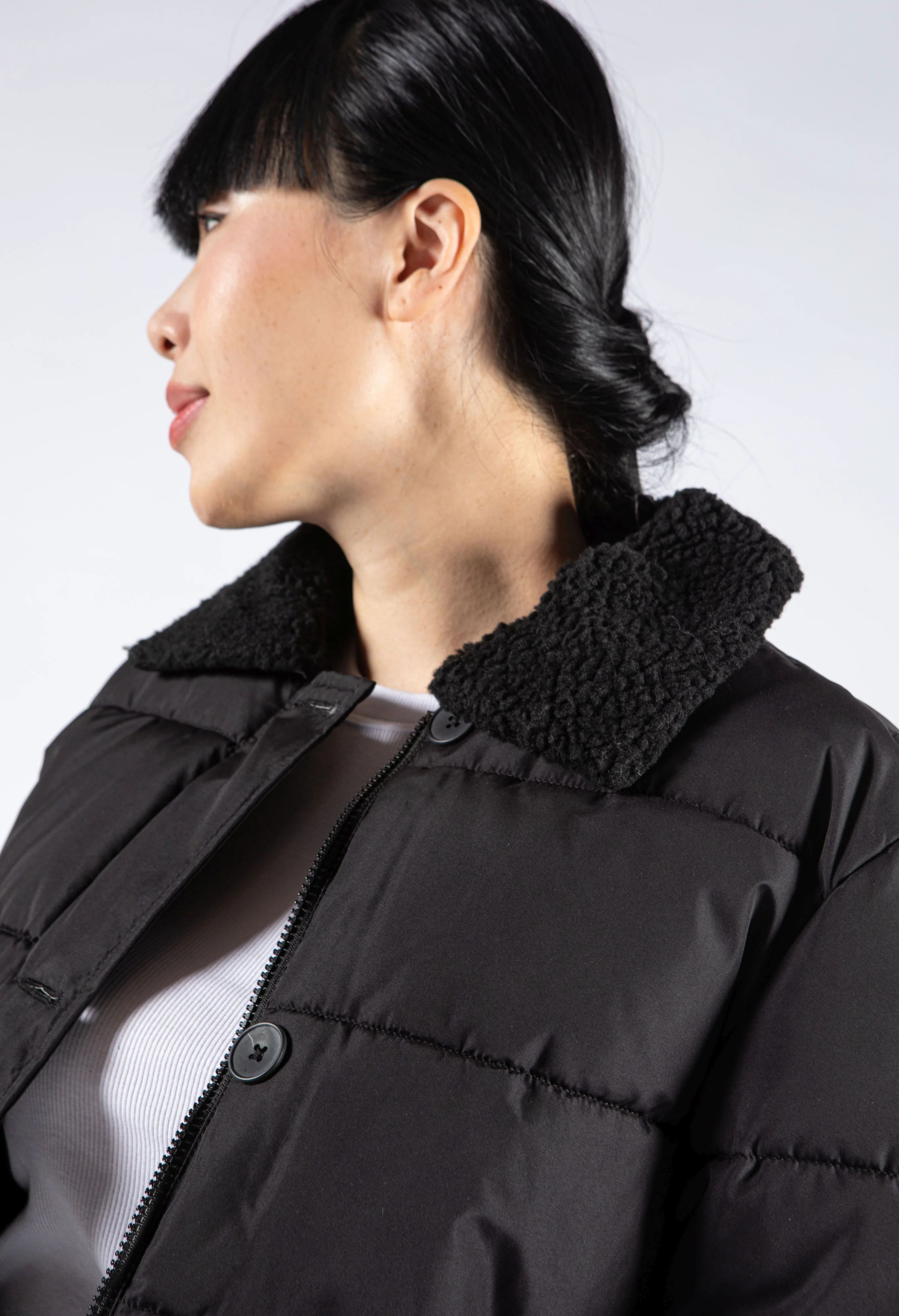 Borg Collar Coat - Image 10