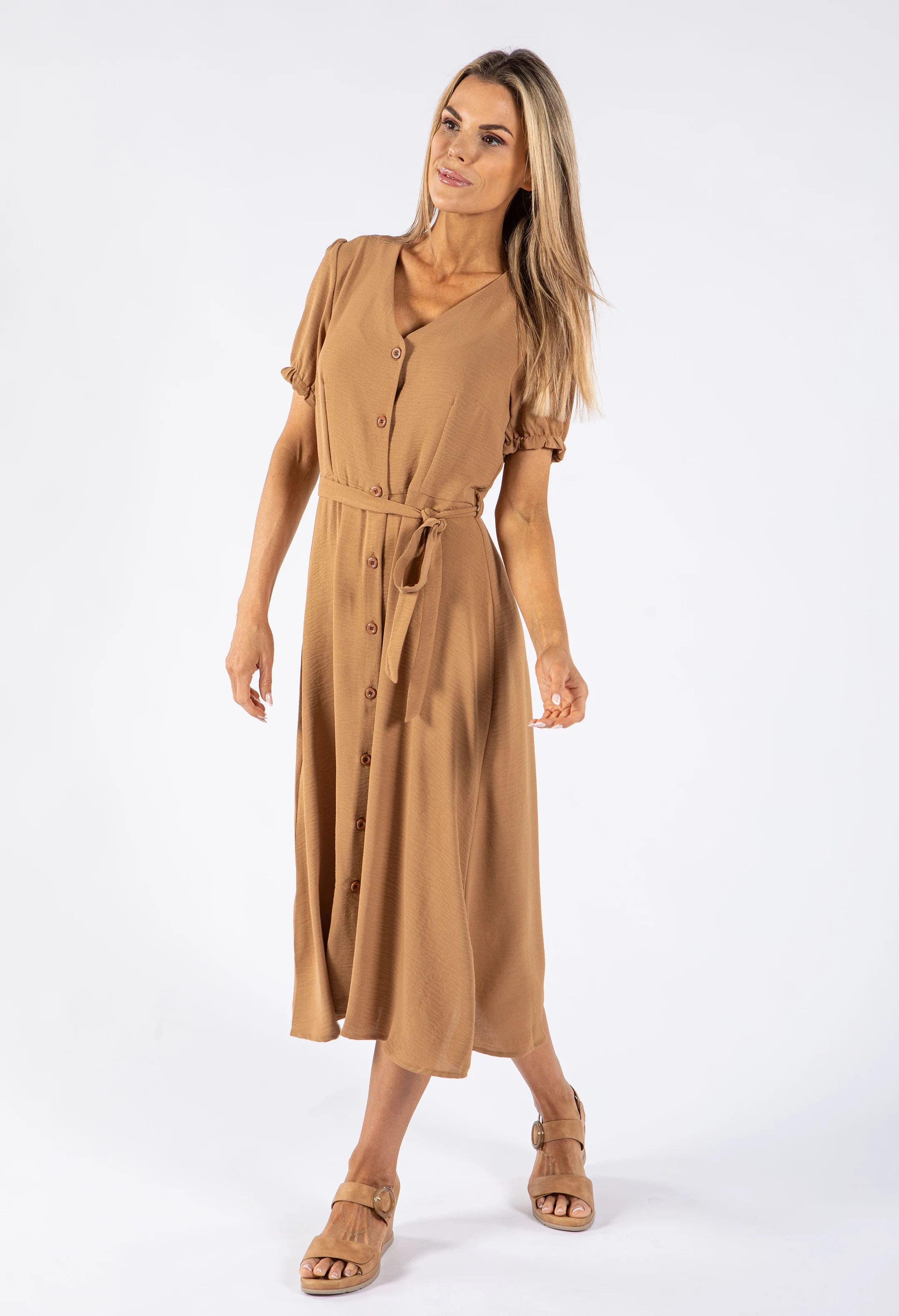 Button Up Midi Dress - Image 3