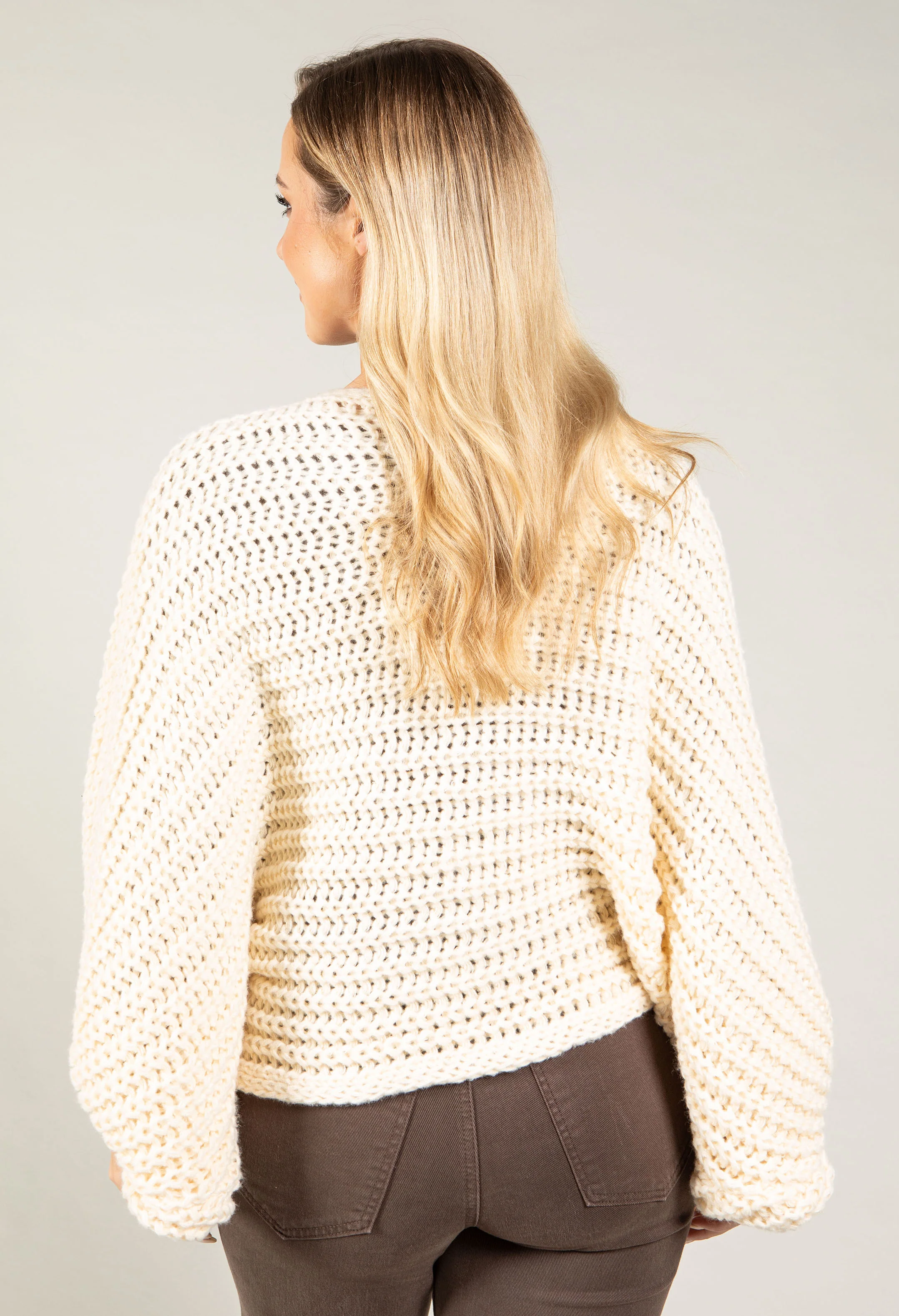 Chunky Knit Cardigan - Image 7