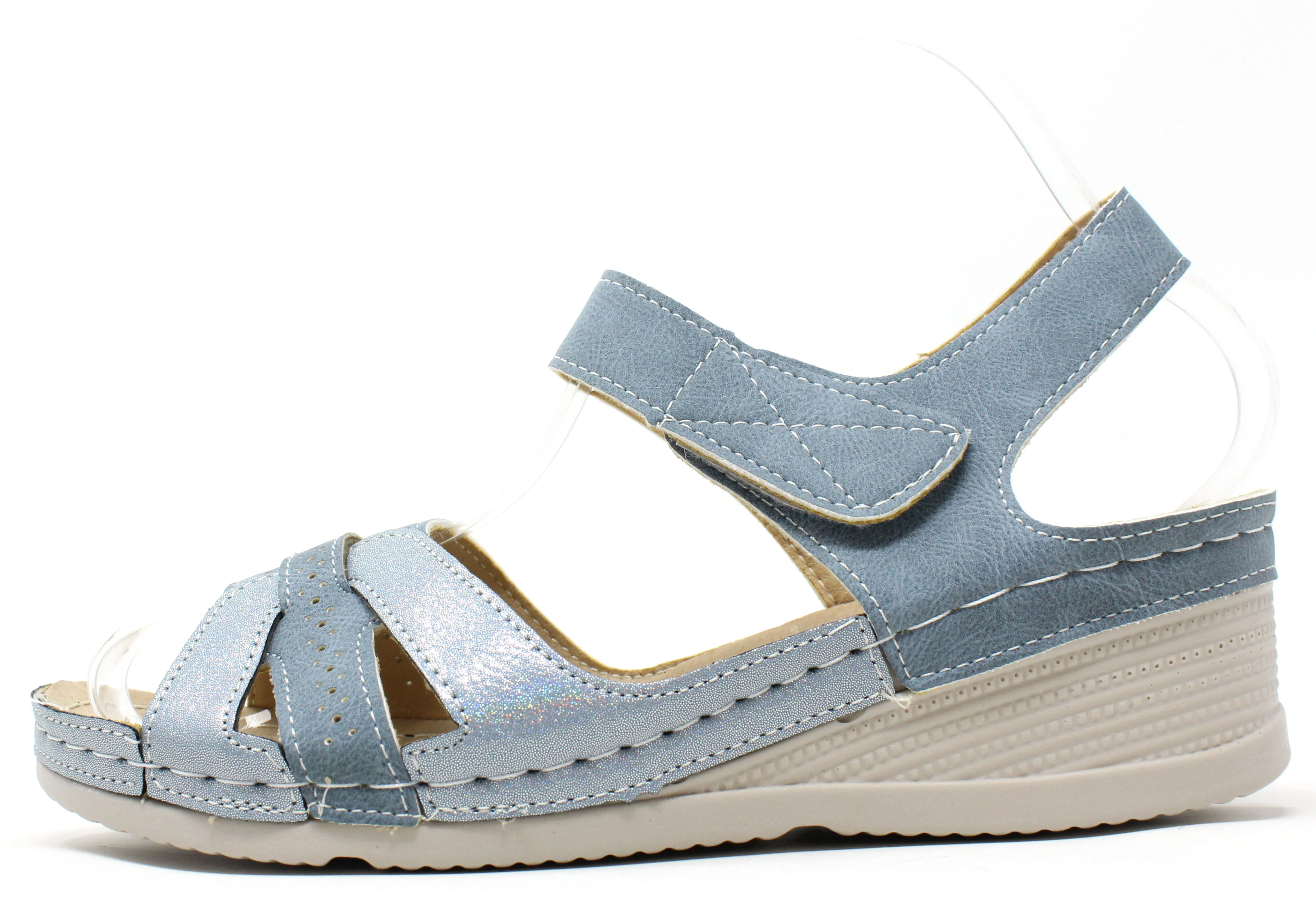 Comfort Cross Strap Sandal - Image 3