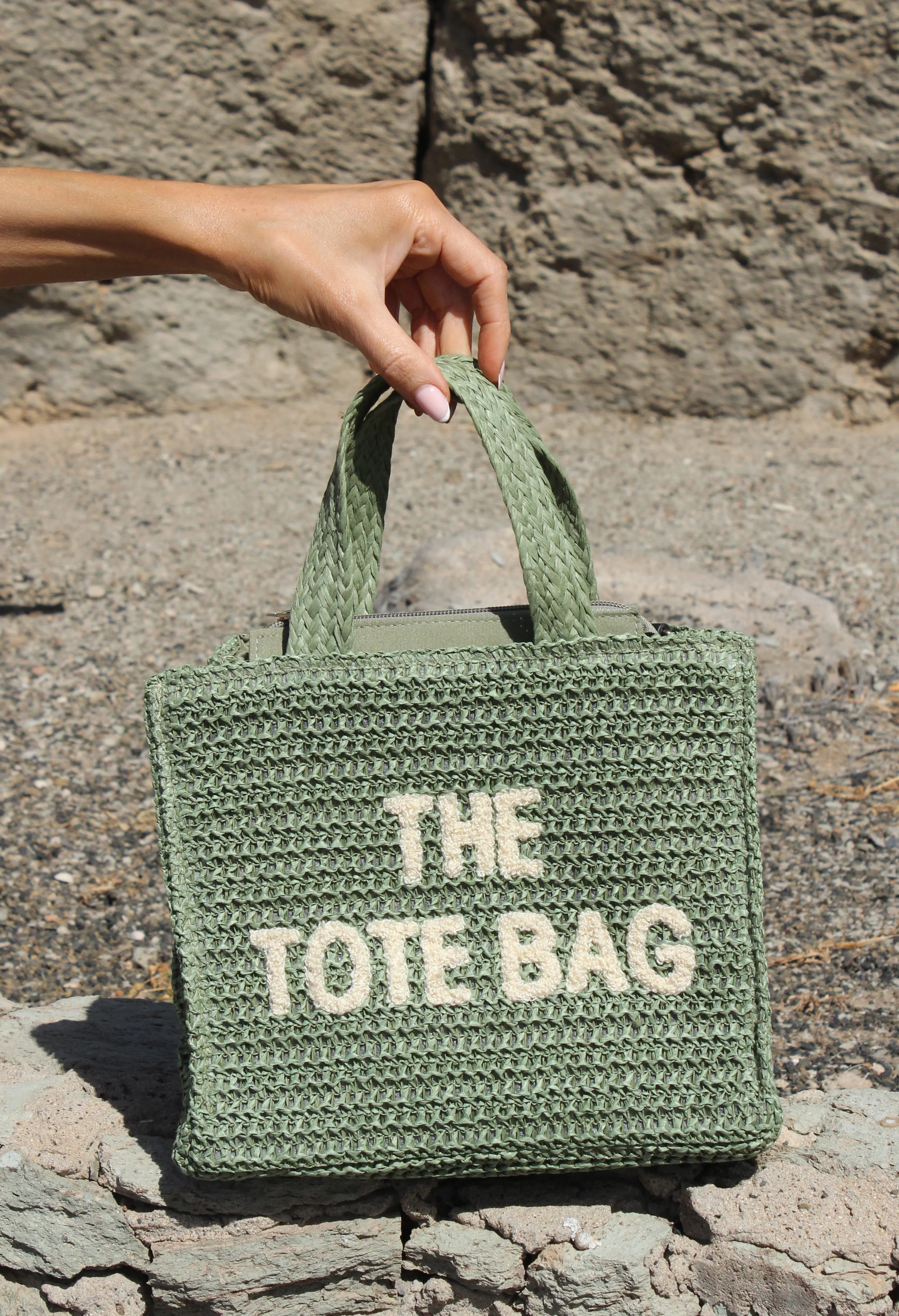 Contrast Crossbody Tote Bag - Image 13