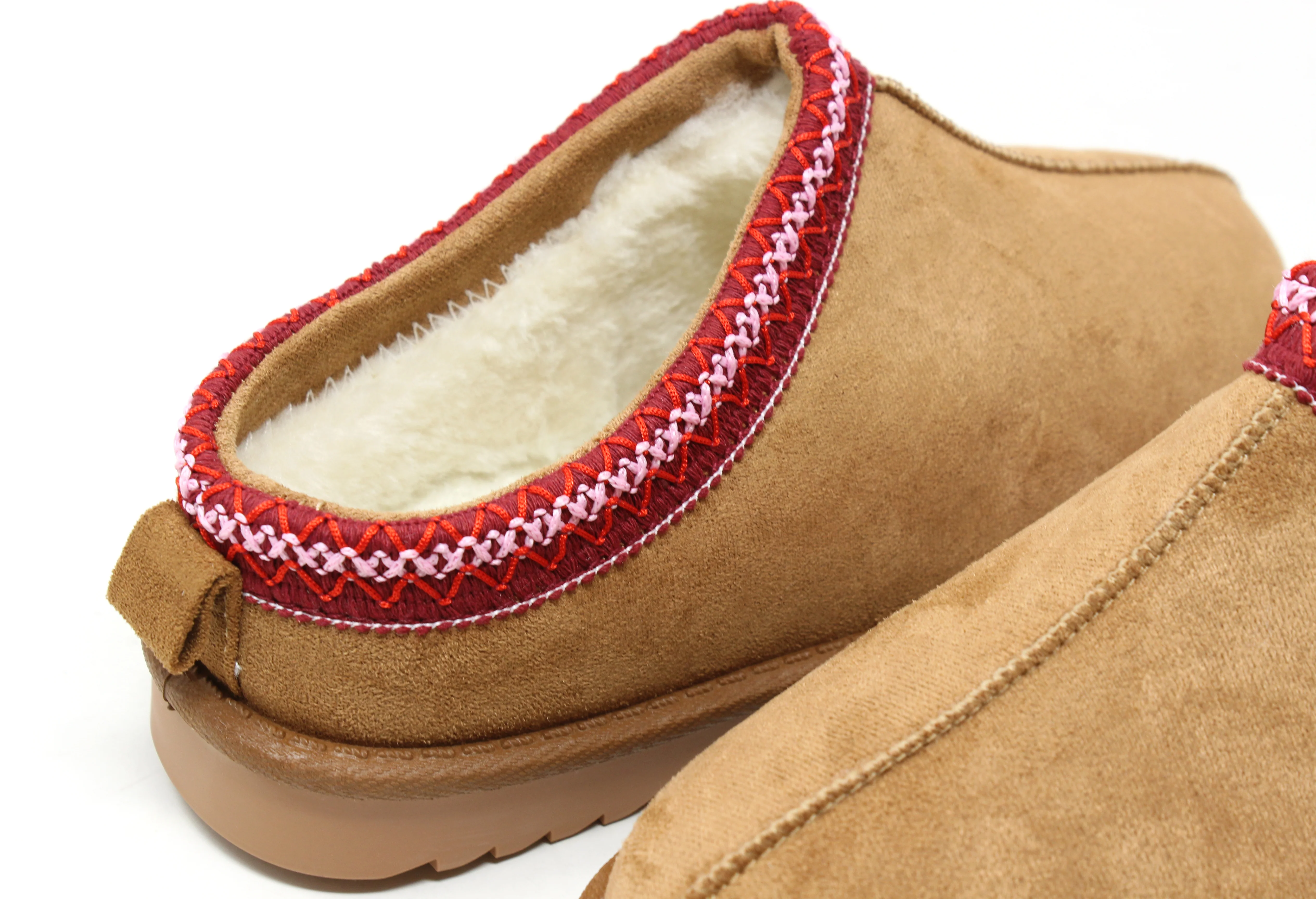 Crimson Embroidered Slip-On Boot - Image 5