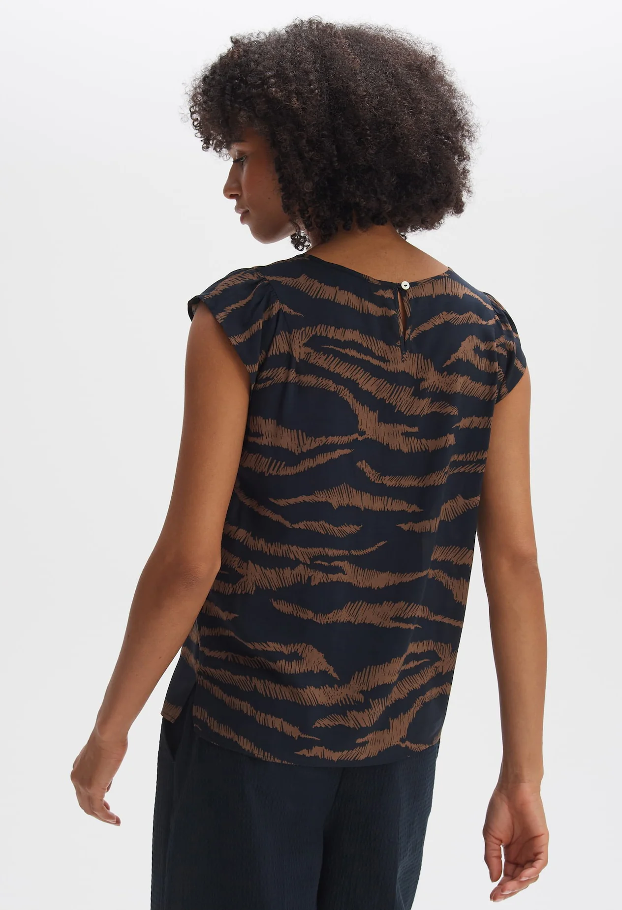 Fannie Safari Print Blouse - Image 2