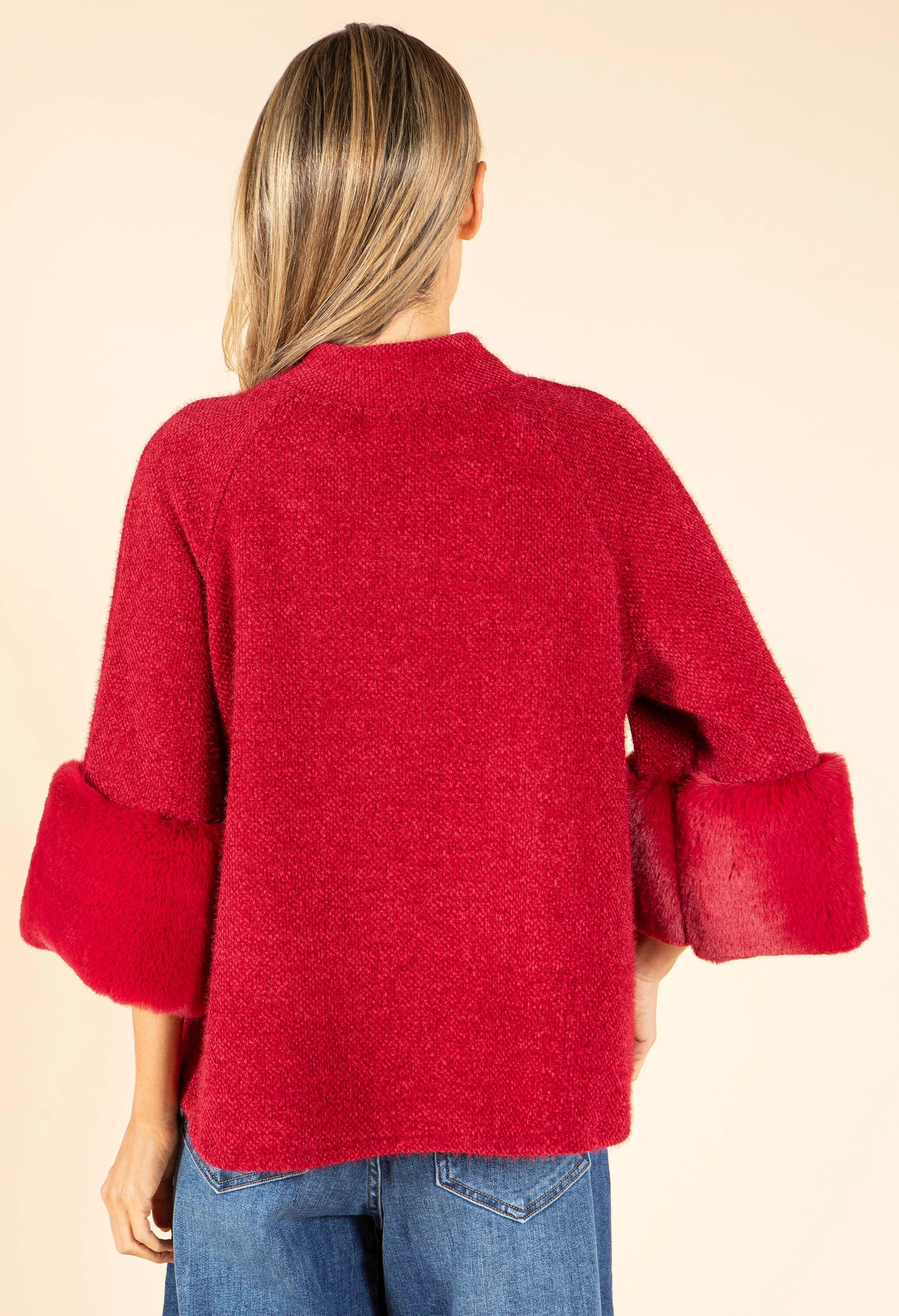 Faux Fur Trim Jacket - Image 5