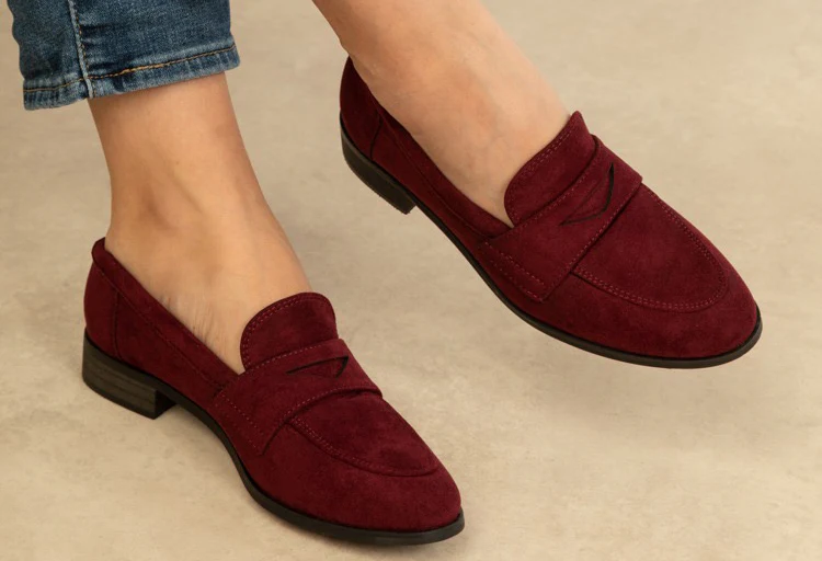 Faux Suede Loafer - Image 3