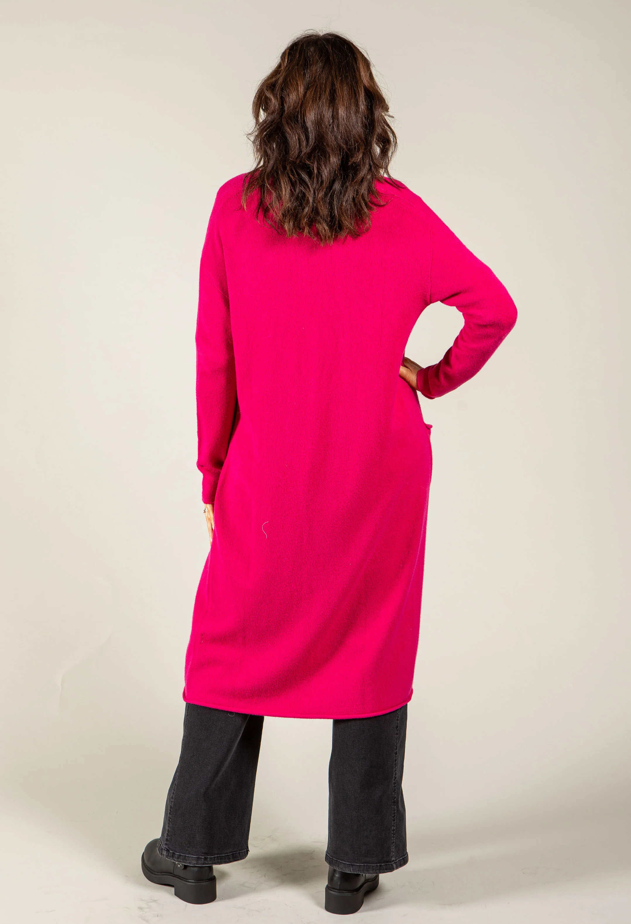 Fine Knit Longline Cardigan - Image 4