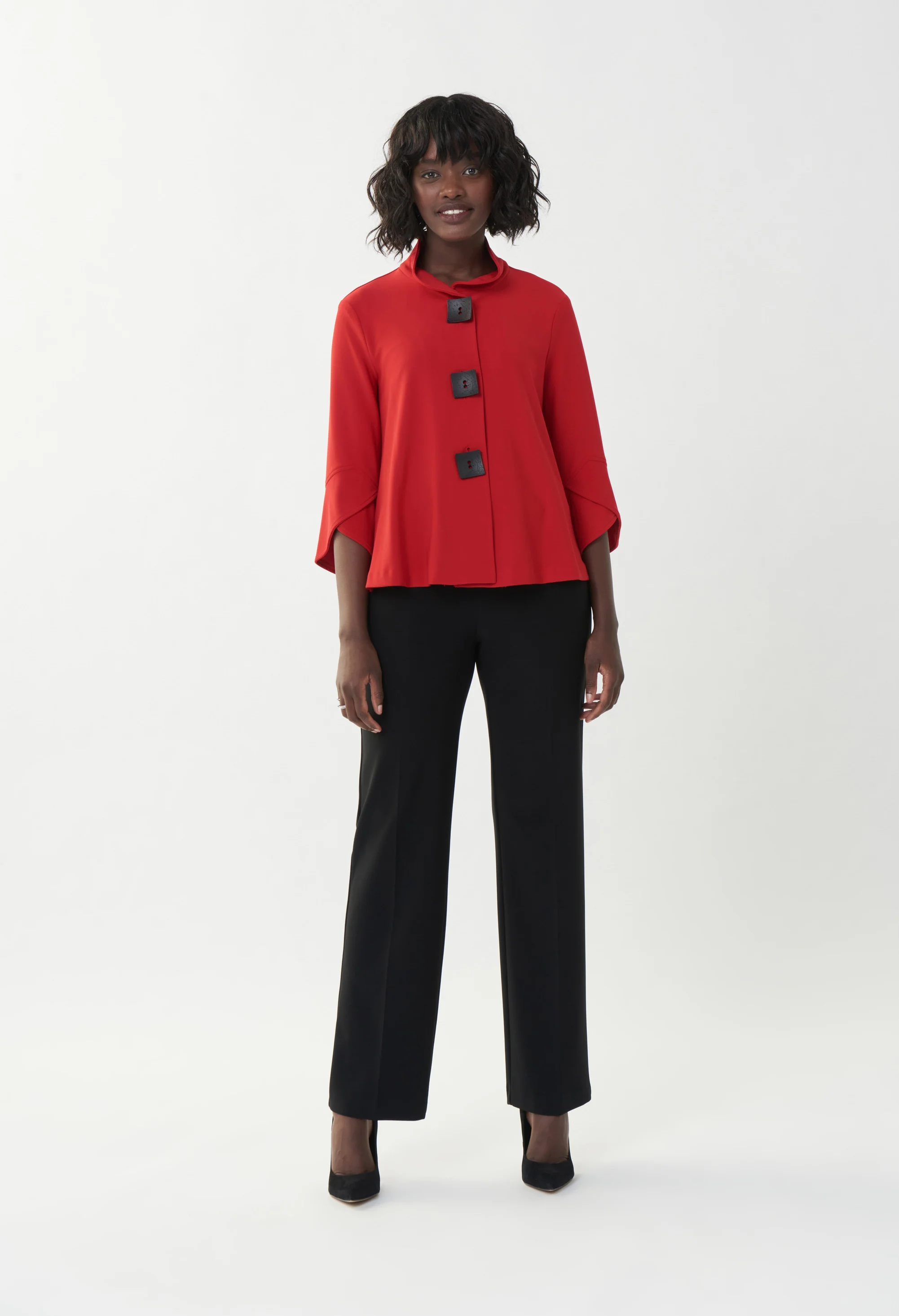 Flare High-Waisted Trousers - Image 9