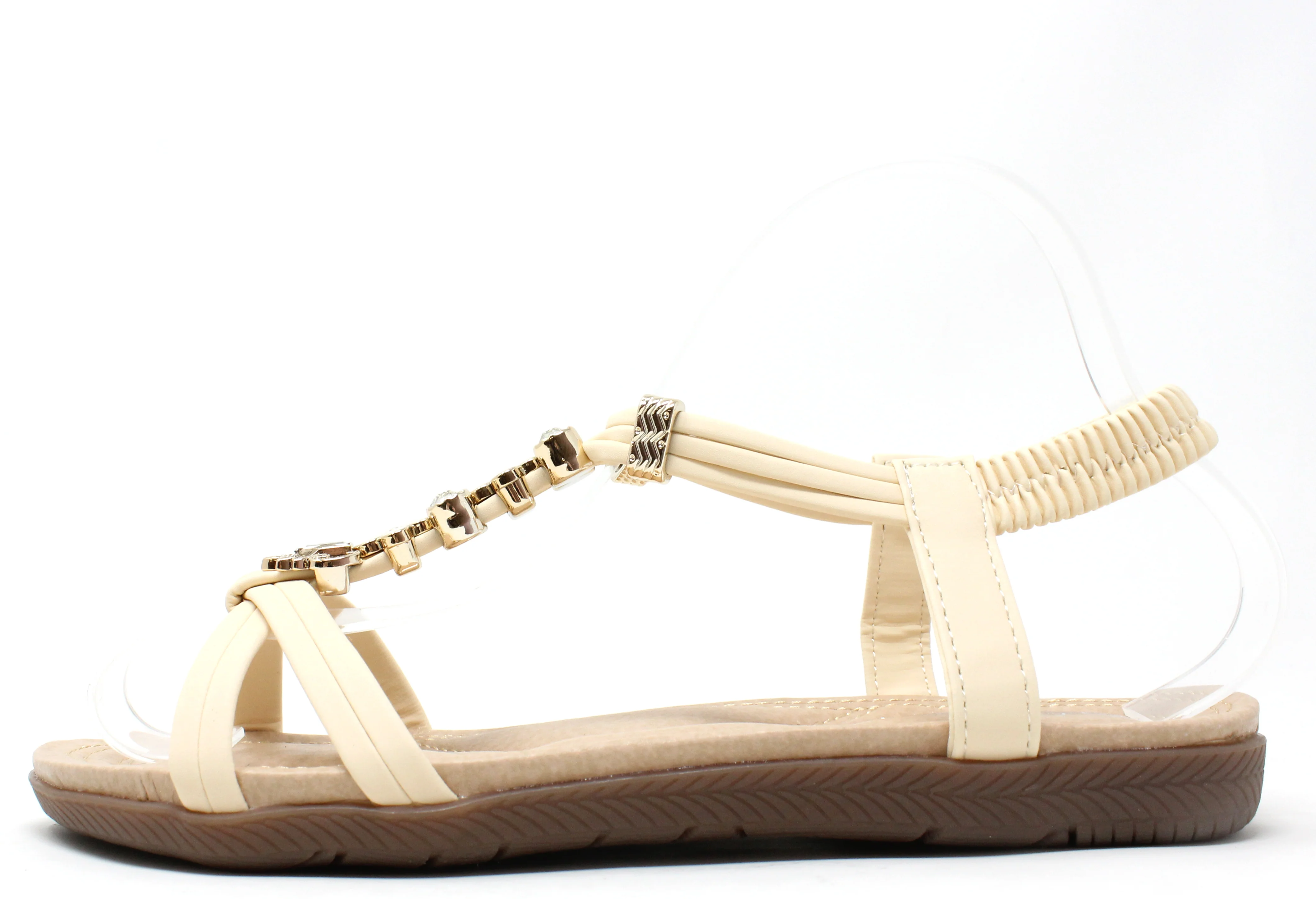 Floral and Gem Sandals - Image 2