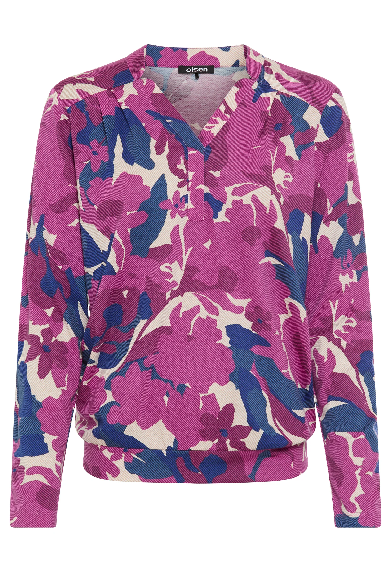 Floral Print V-Neck Blouse - Image 2