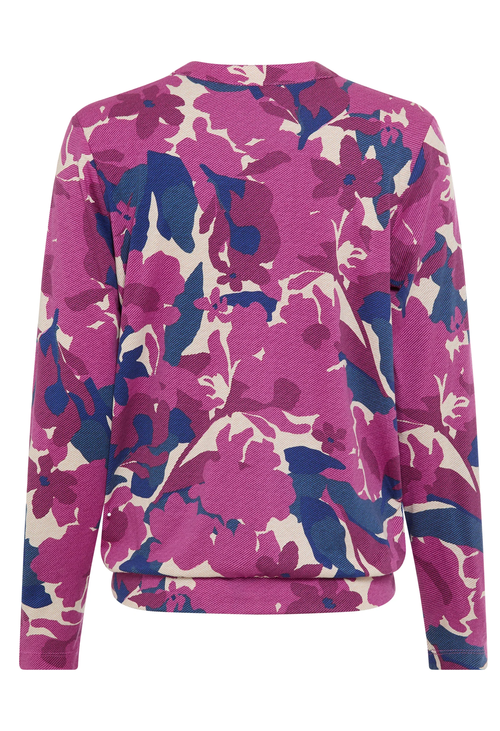 Floral Print V-Neck Blouse - Image 4