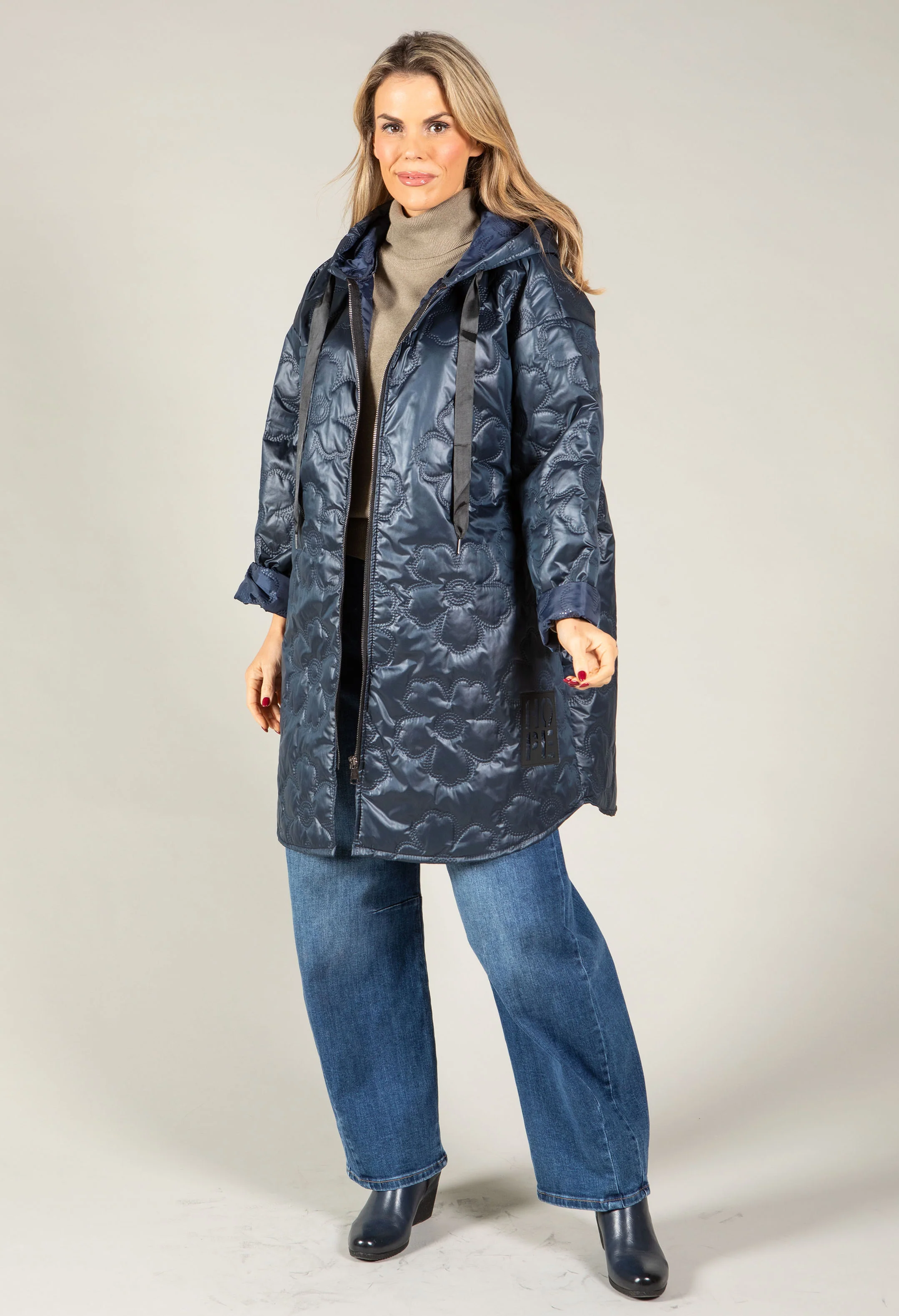 Floral Quilted Coat - Image 8