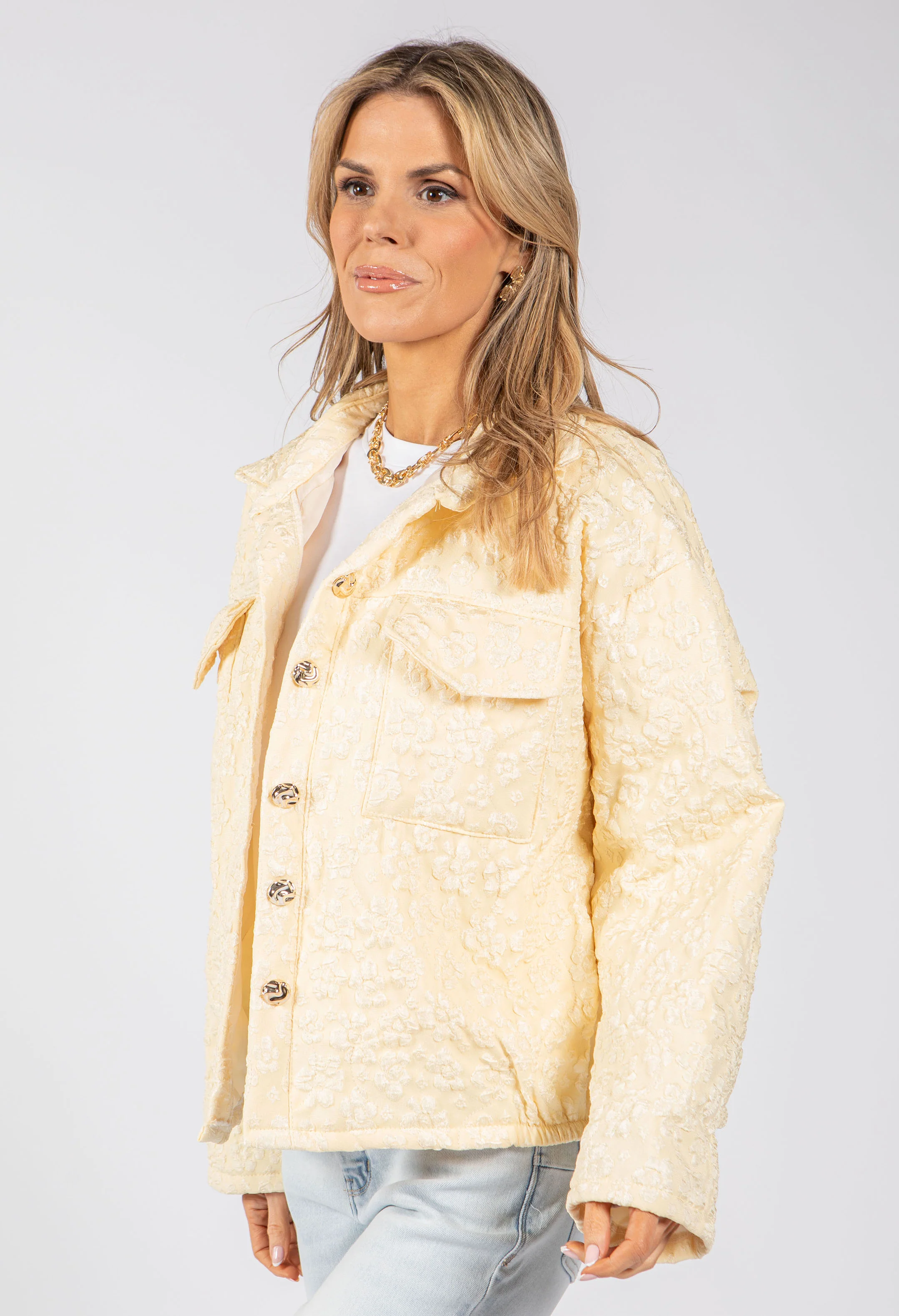 Floral Quilted Jacket - Image 11