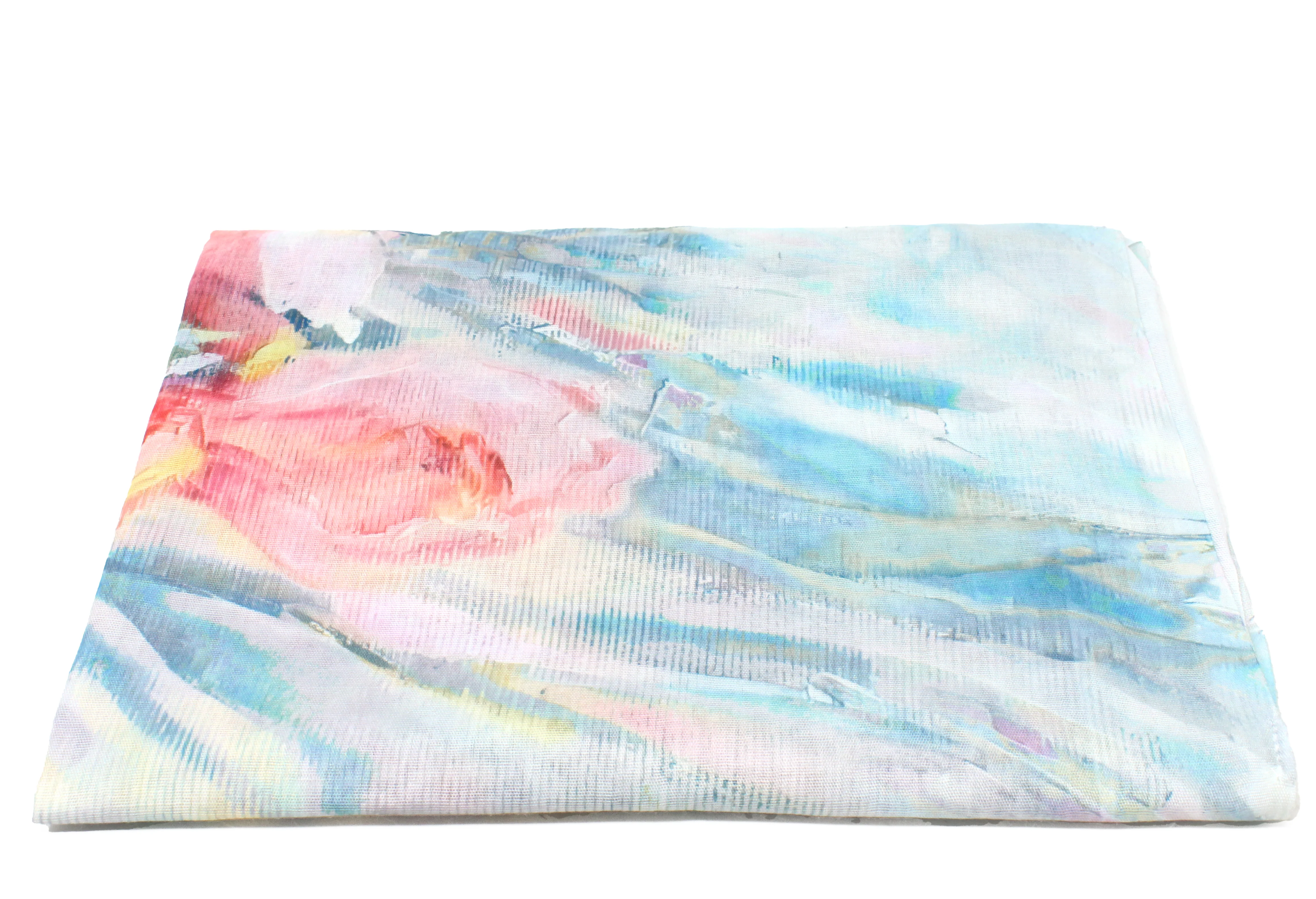 Garden Rose Print Scarf - Image 6