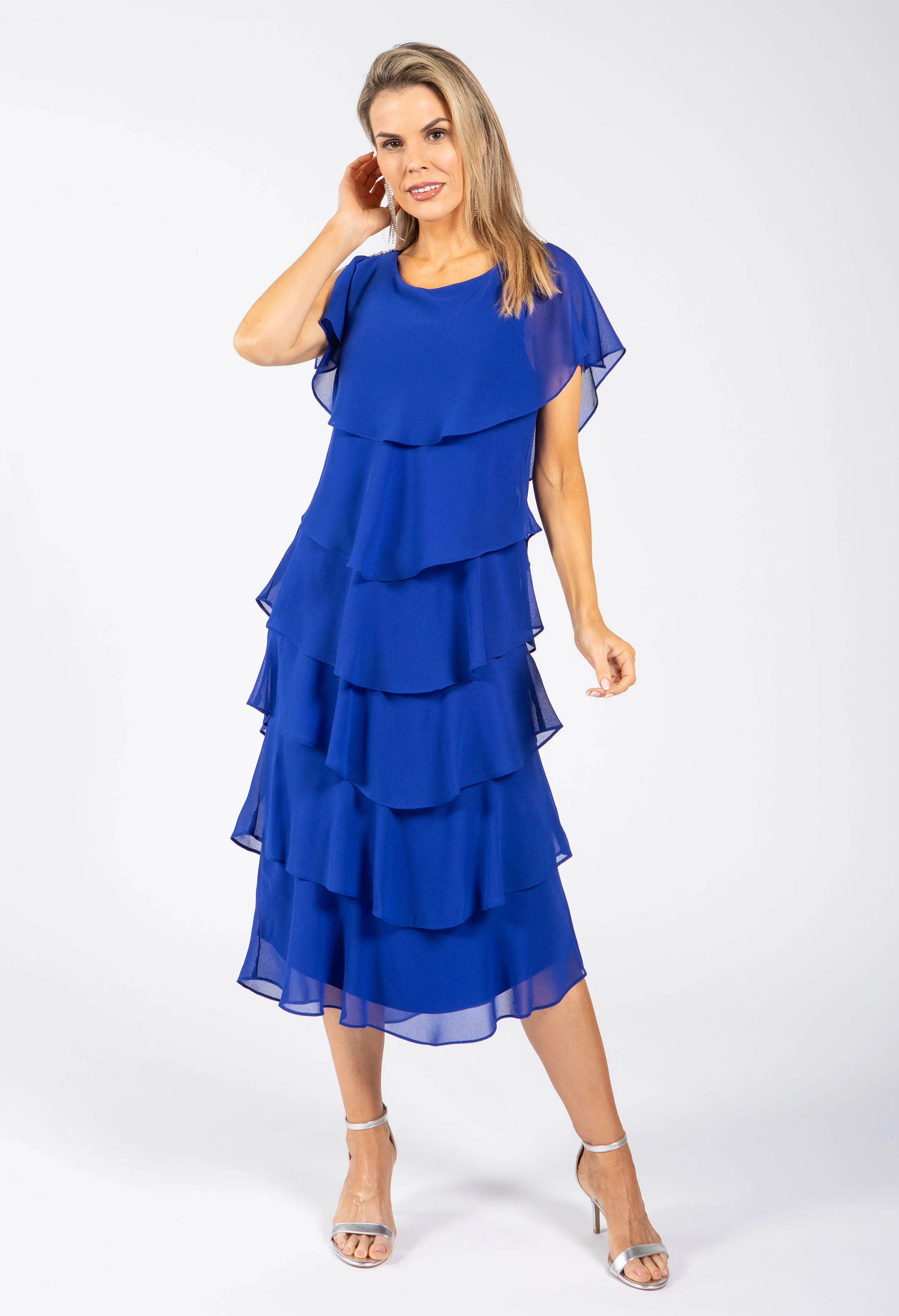 Georgette Chiffon Midi Dress - Image 10