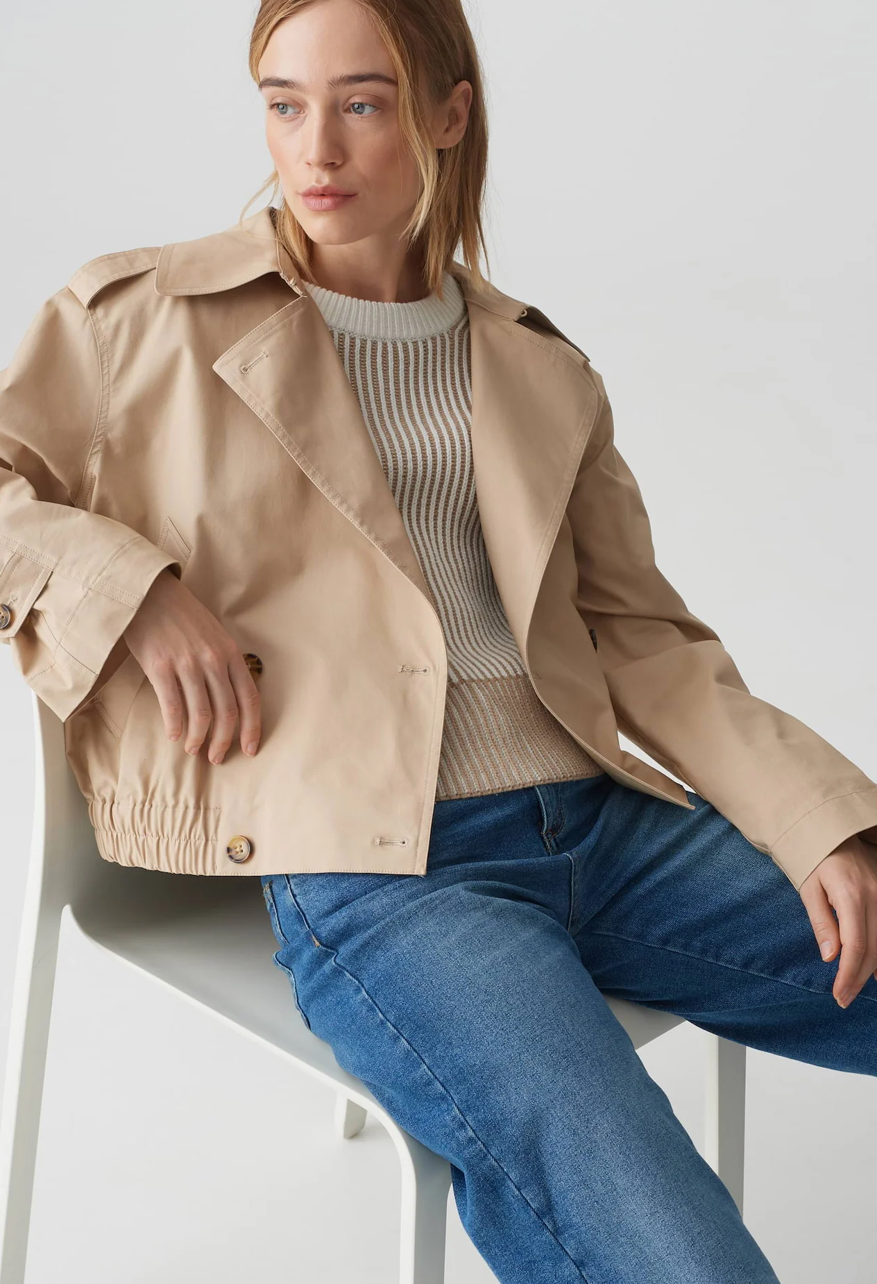 Hedie Short Trench Jacket - Image 3