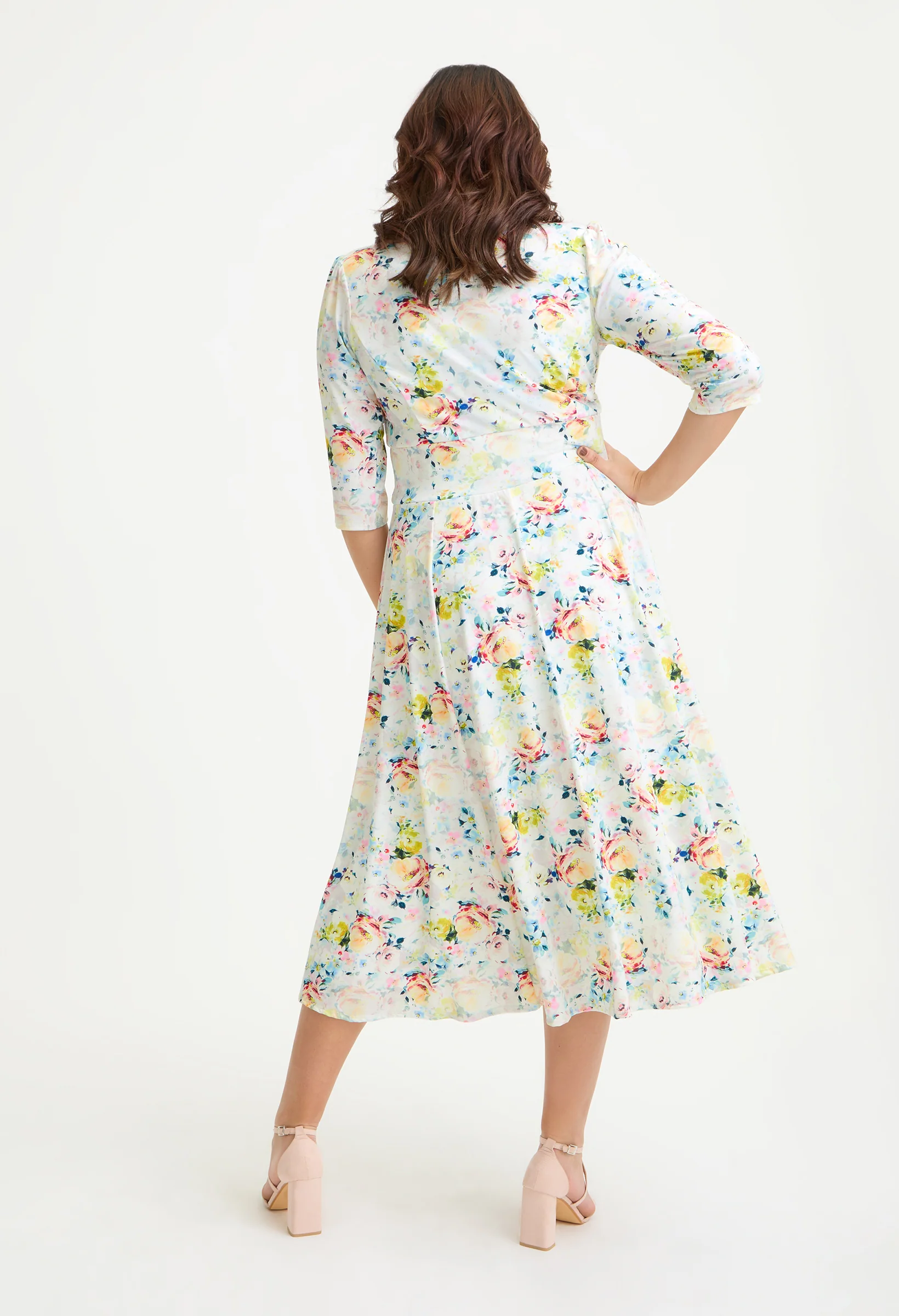 Helena Curve+ Midi Dress - Image 3