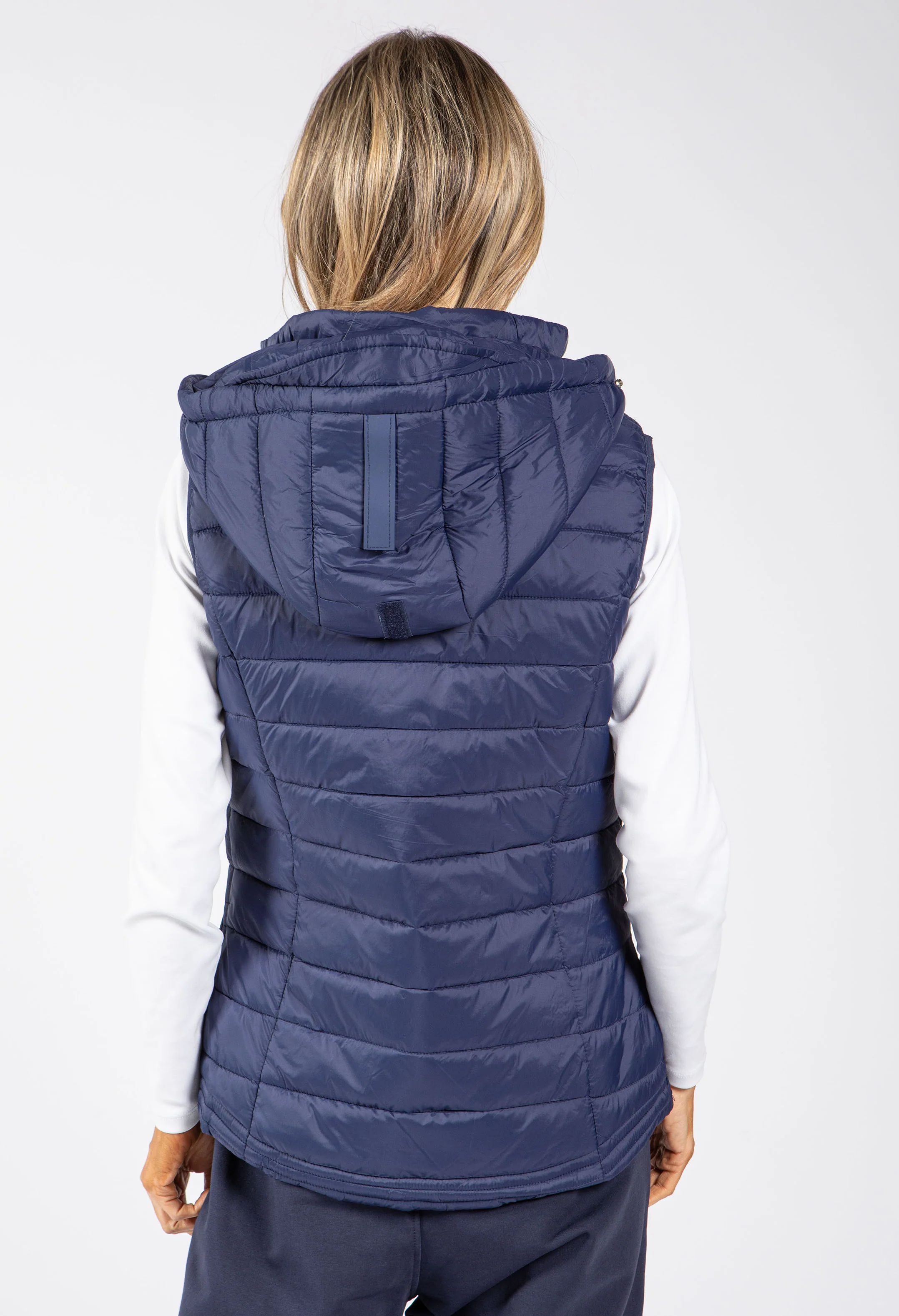 Hooded Quilted Gilet - Image 8