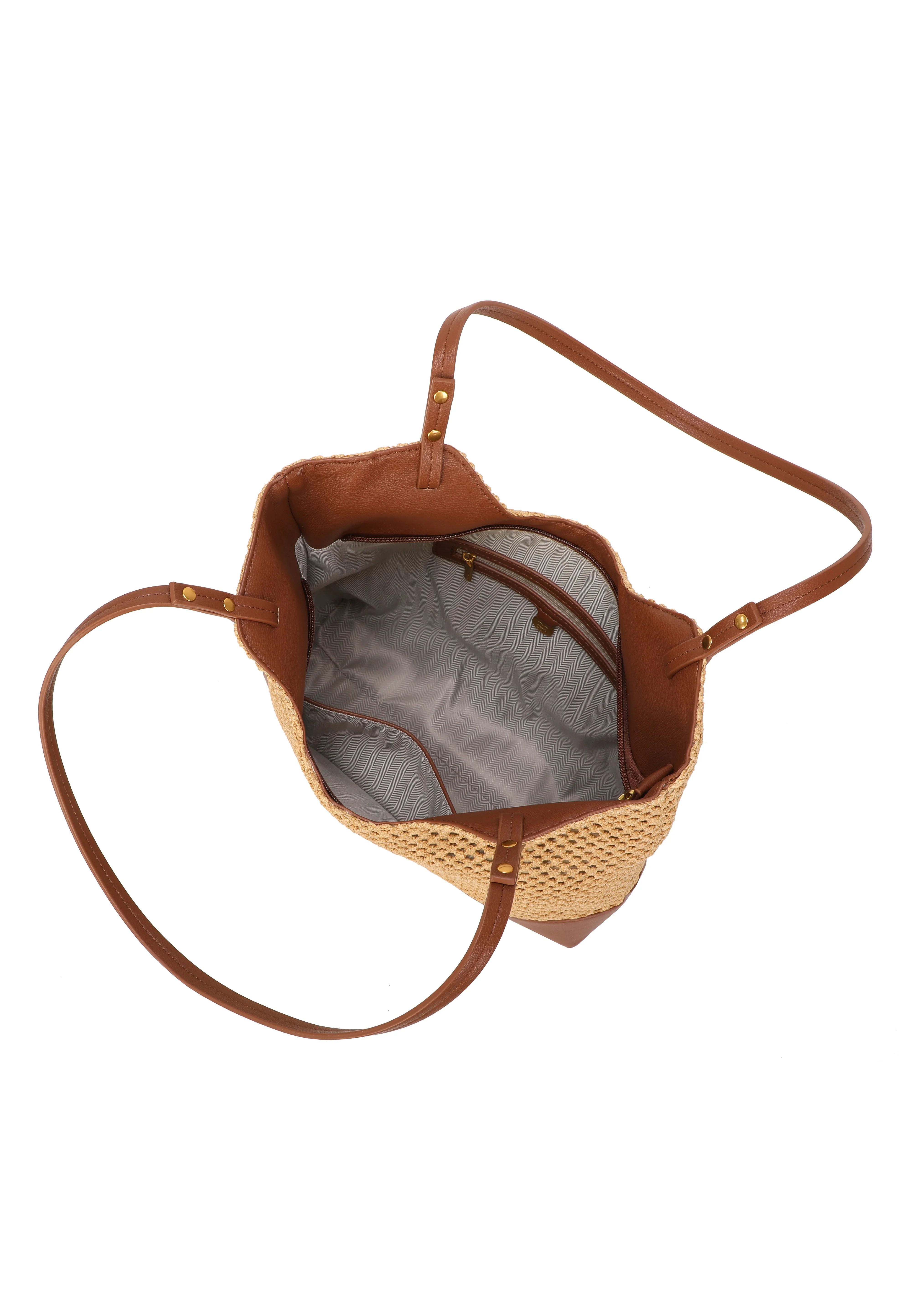 Large Straw Shopper Bag - Image 10