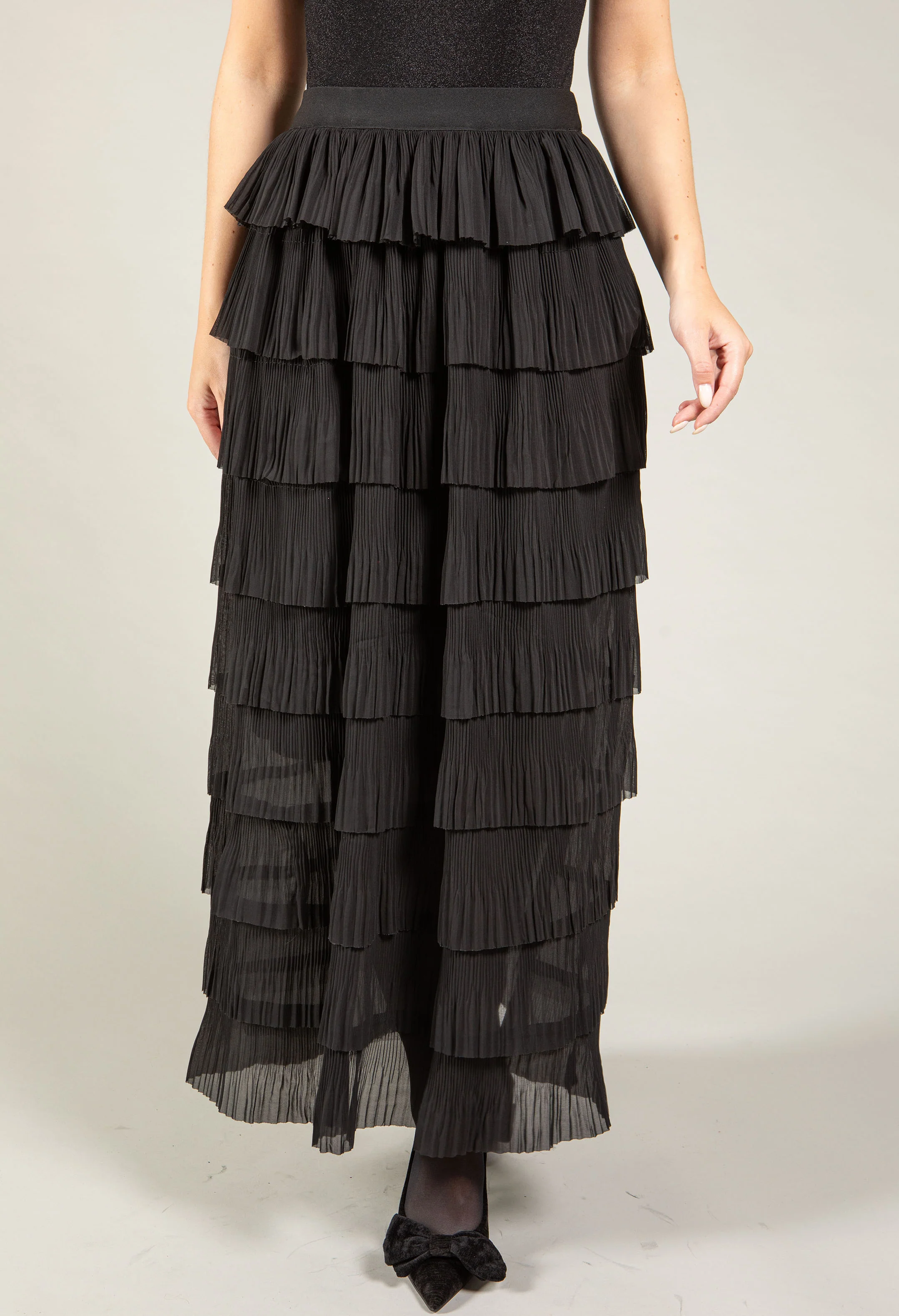 Layered Look Midi Skirt - Image 3