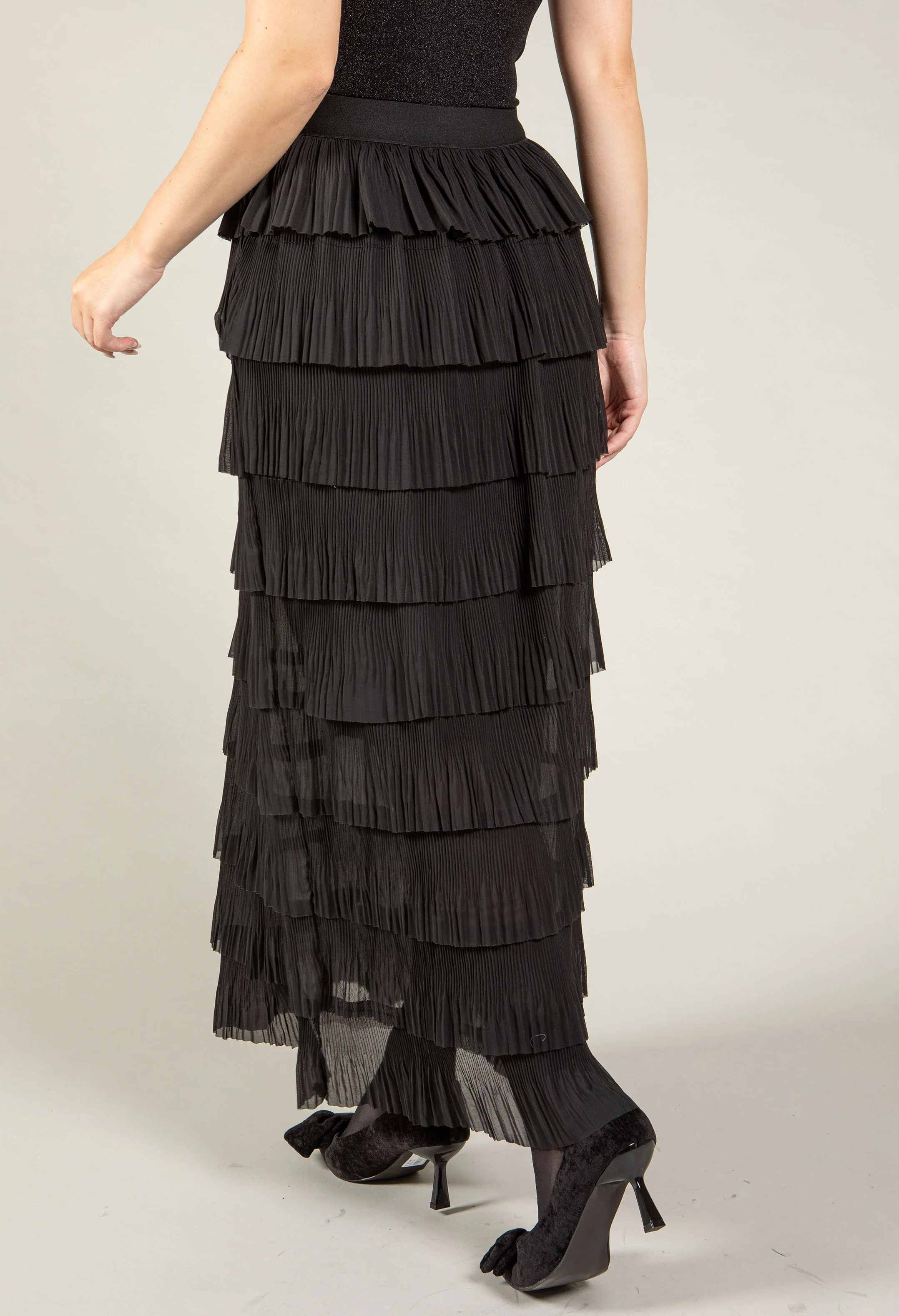 Layered Look Midi Skirt - Image 5