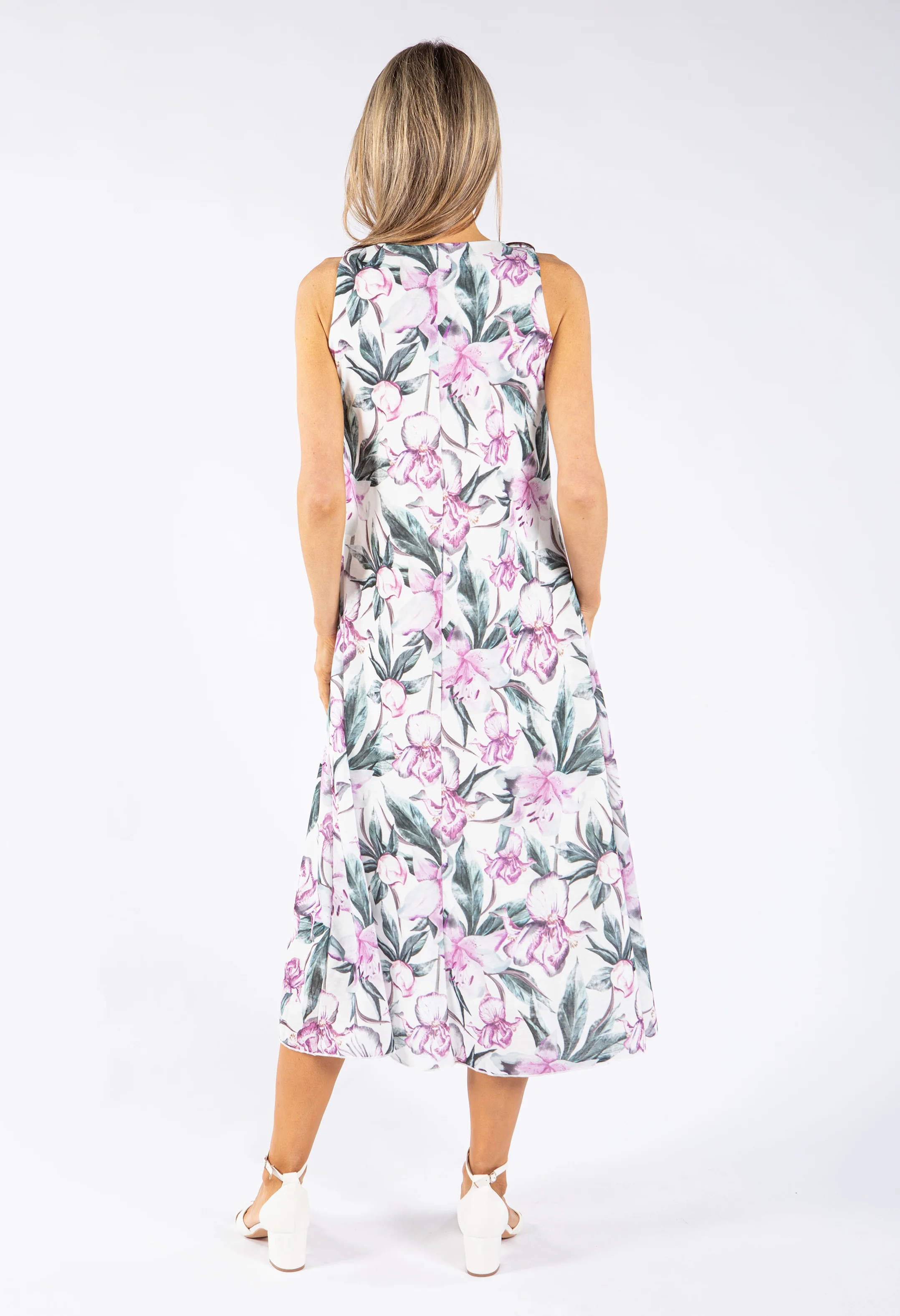Lily Print Midi Dress - Image 4