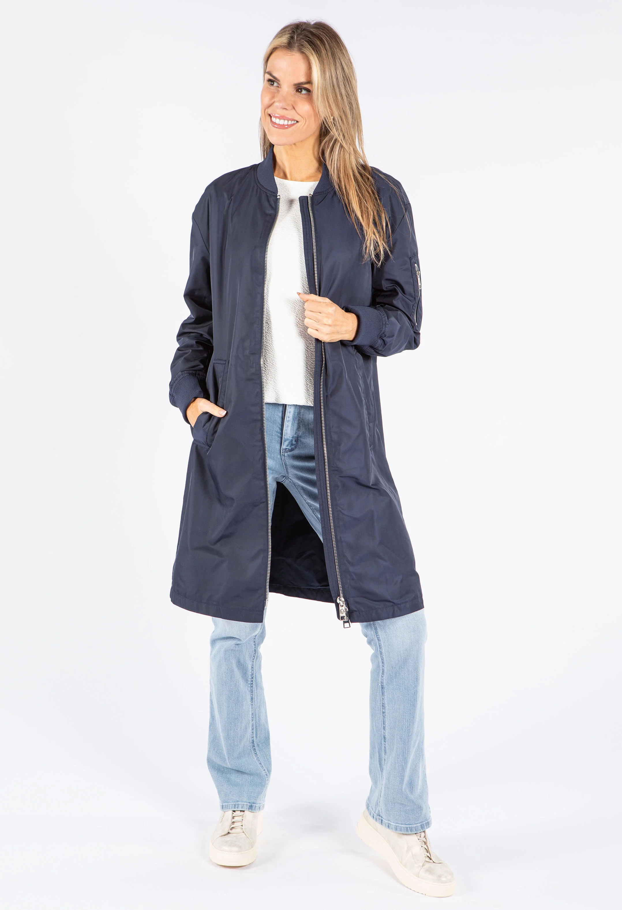 Longline Bomber Jacket - Image 3