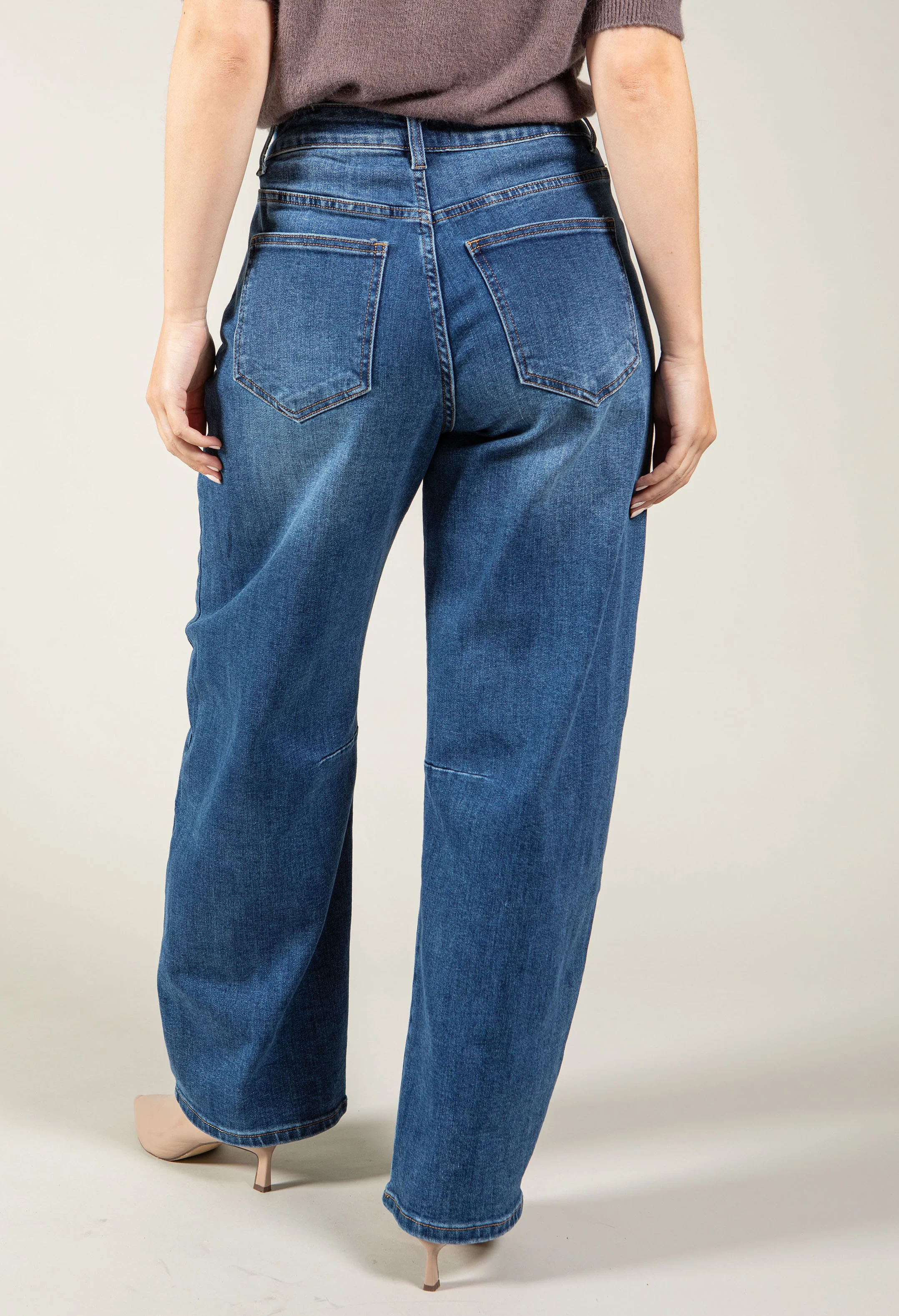 Louisa Barrel Leg Jeans - Image 5