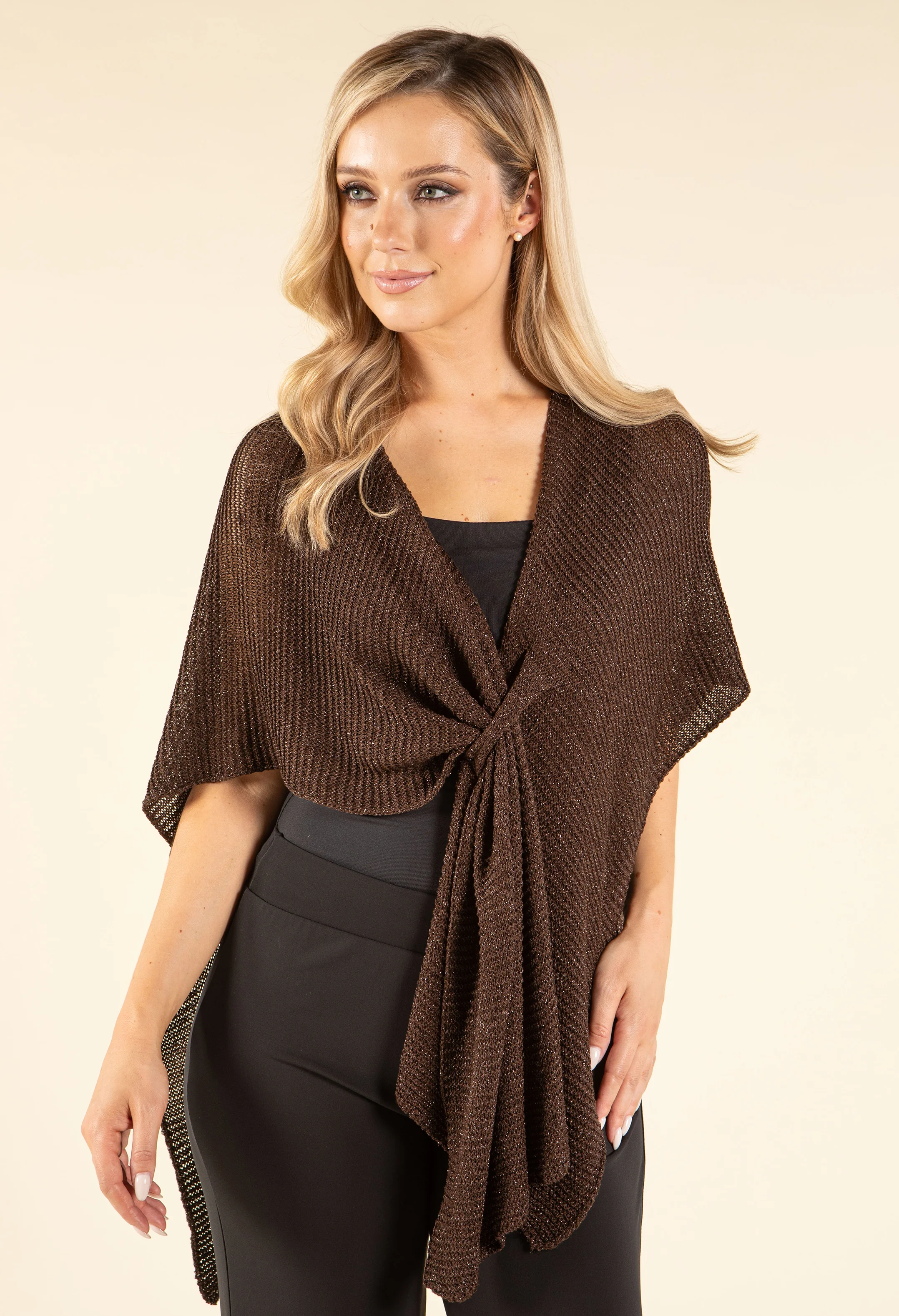 Lurex Knit Shawl - Image 10