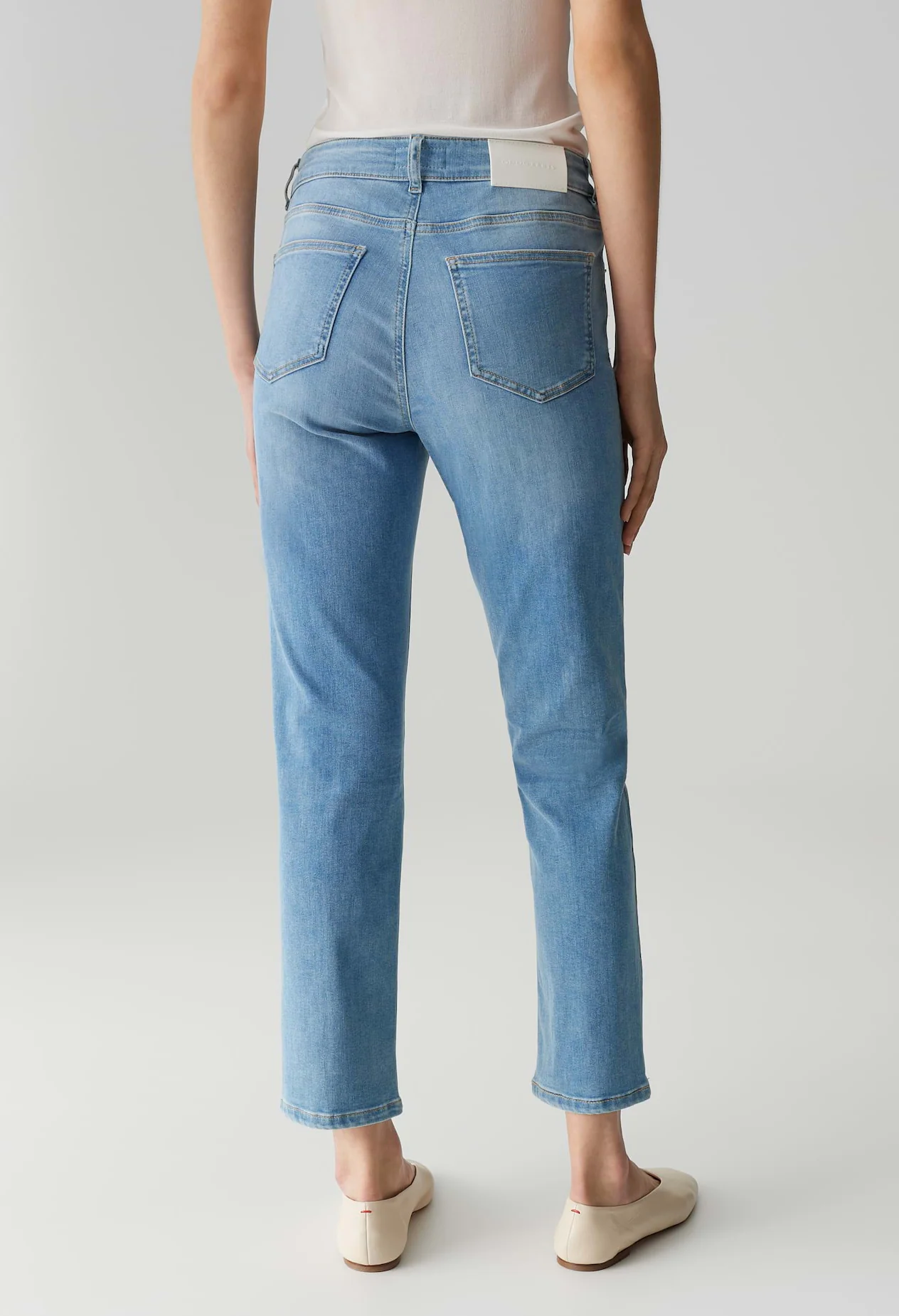 Melly Base Mid Rise Straight Jeans - Image 6