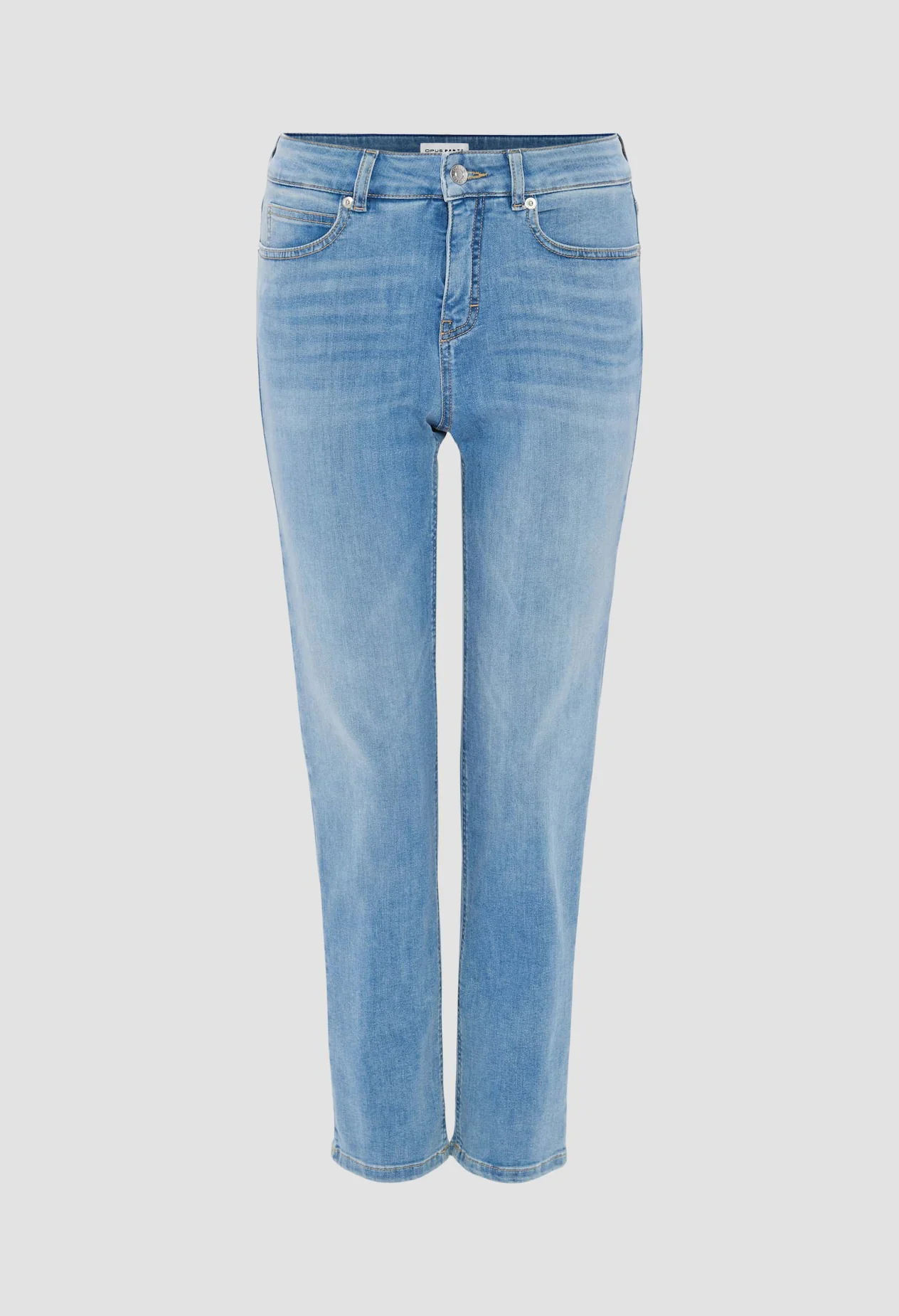 Melly Base Mid Rise Straight Jeans - Image 8