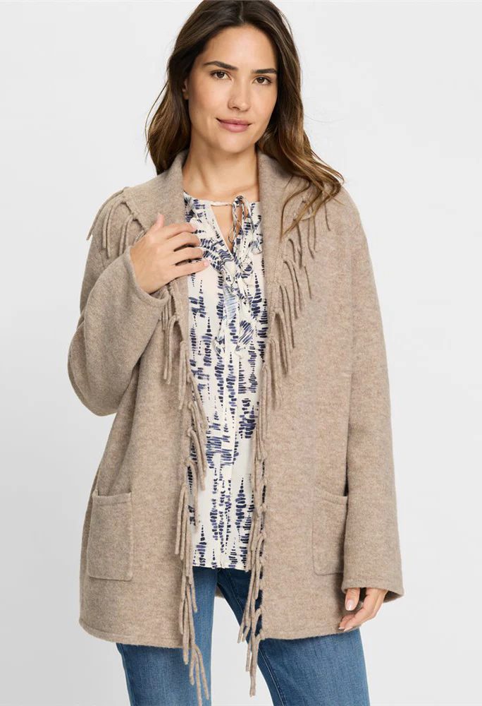 Open Front Knit Cardigan - Image 2