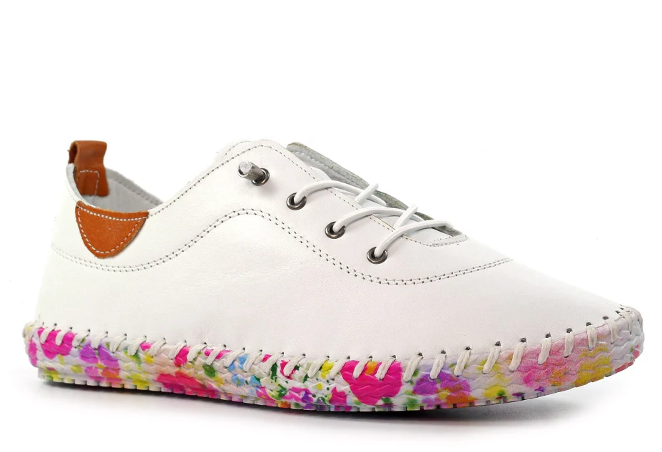 Padstow leather plimsoll - Image 9