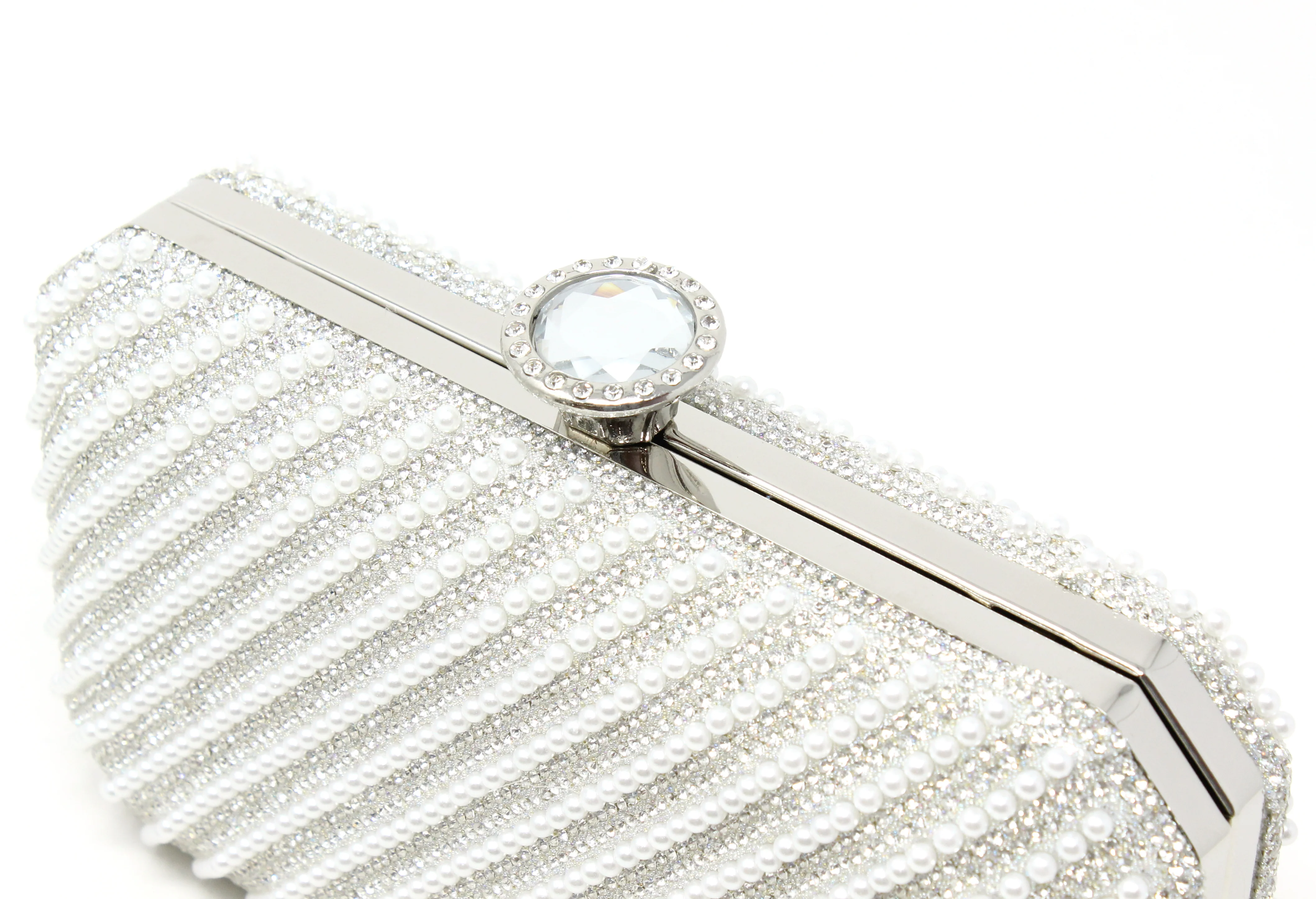 Pearl and Diamond Clutch Bag - Image 10