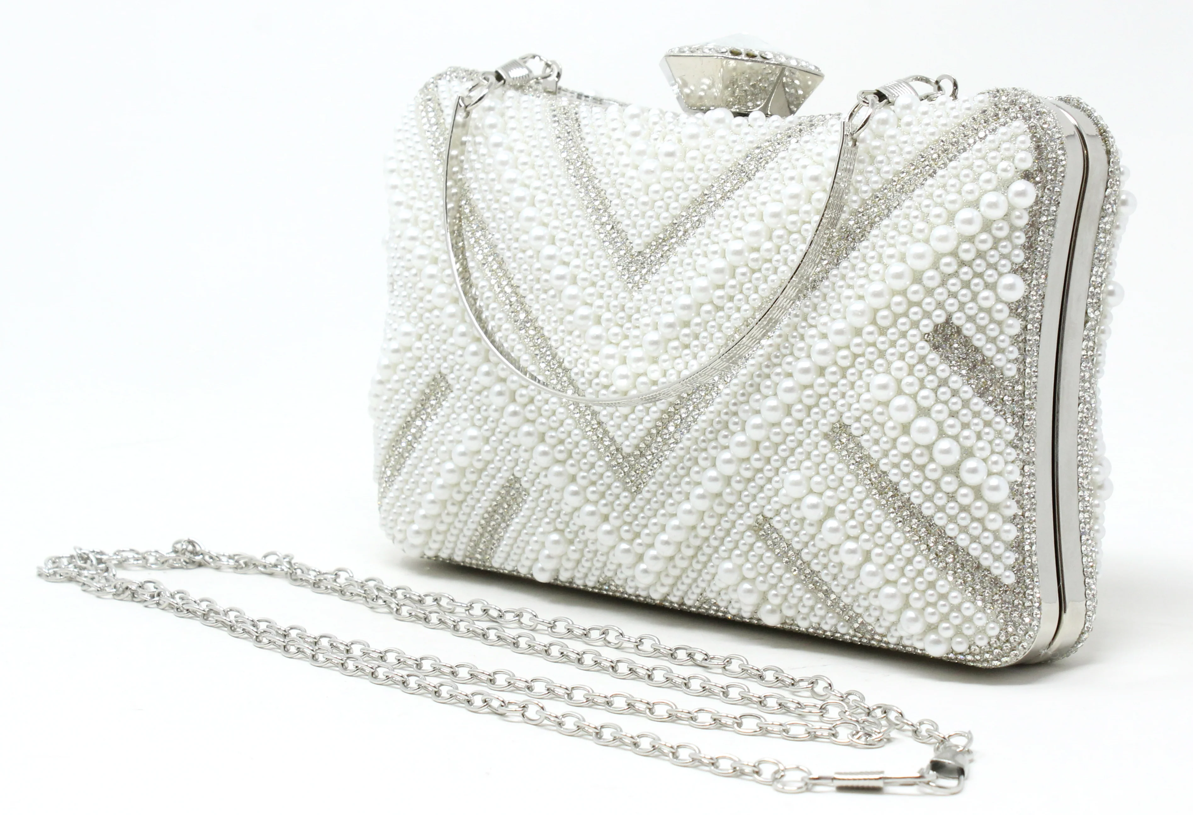 Pearl Design Clutch Bag - Image 4