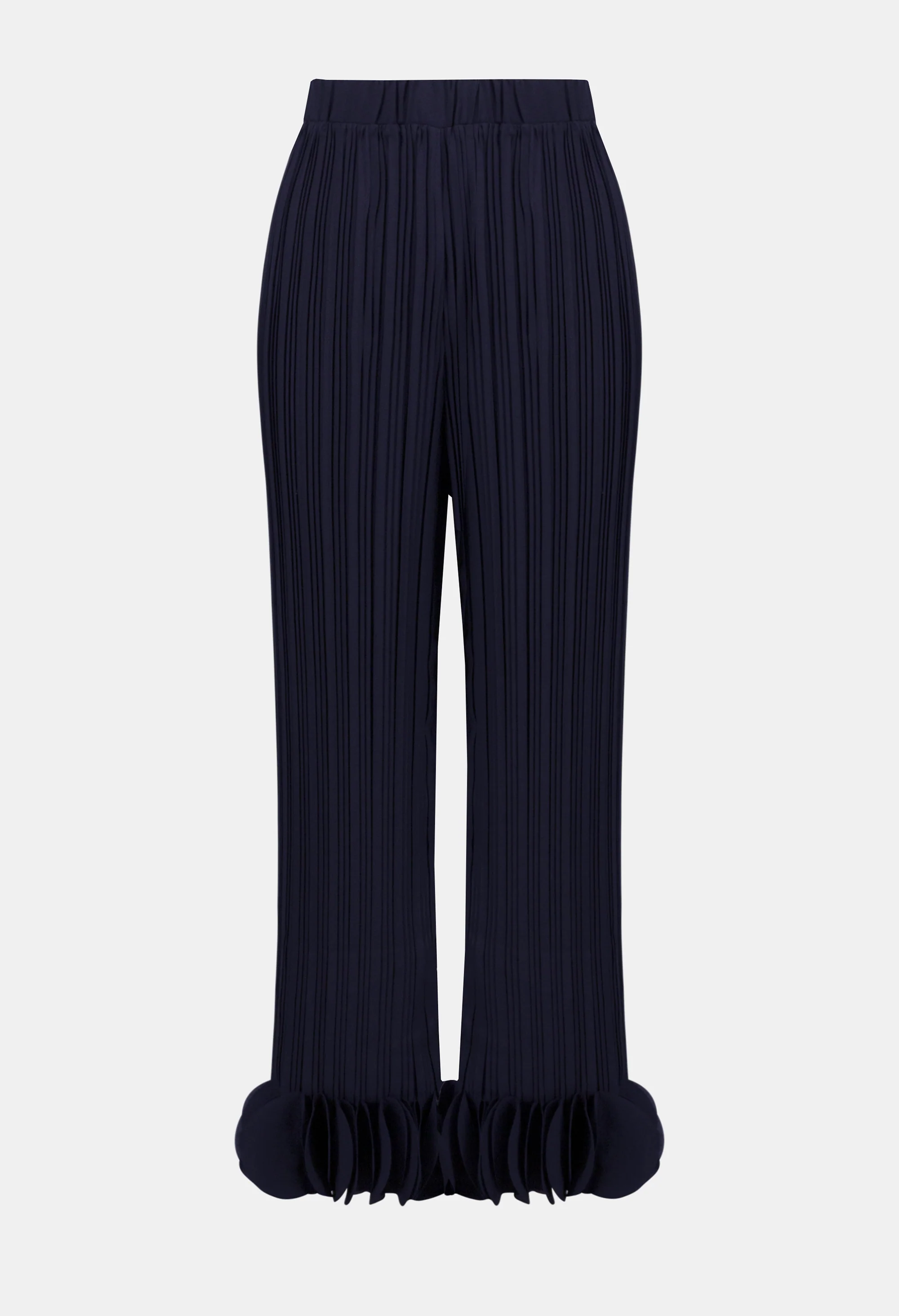 Pleated Wide-leg Trousers - Image 5