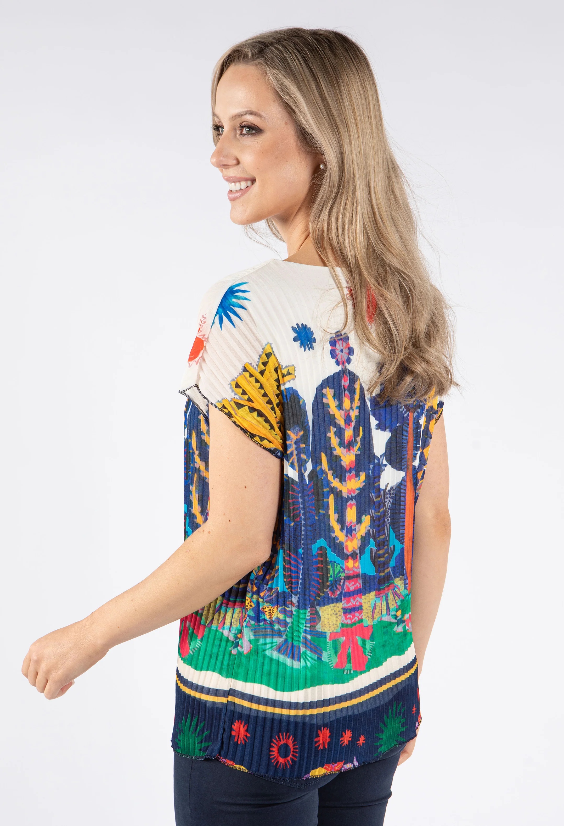 Plisse Pleated Top - Image 8