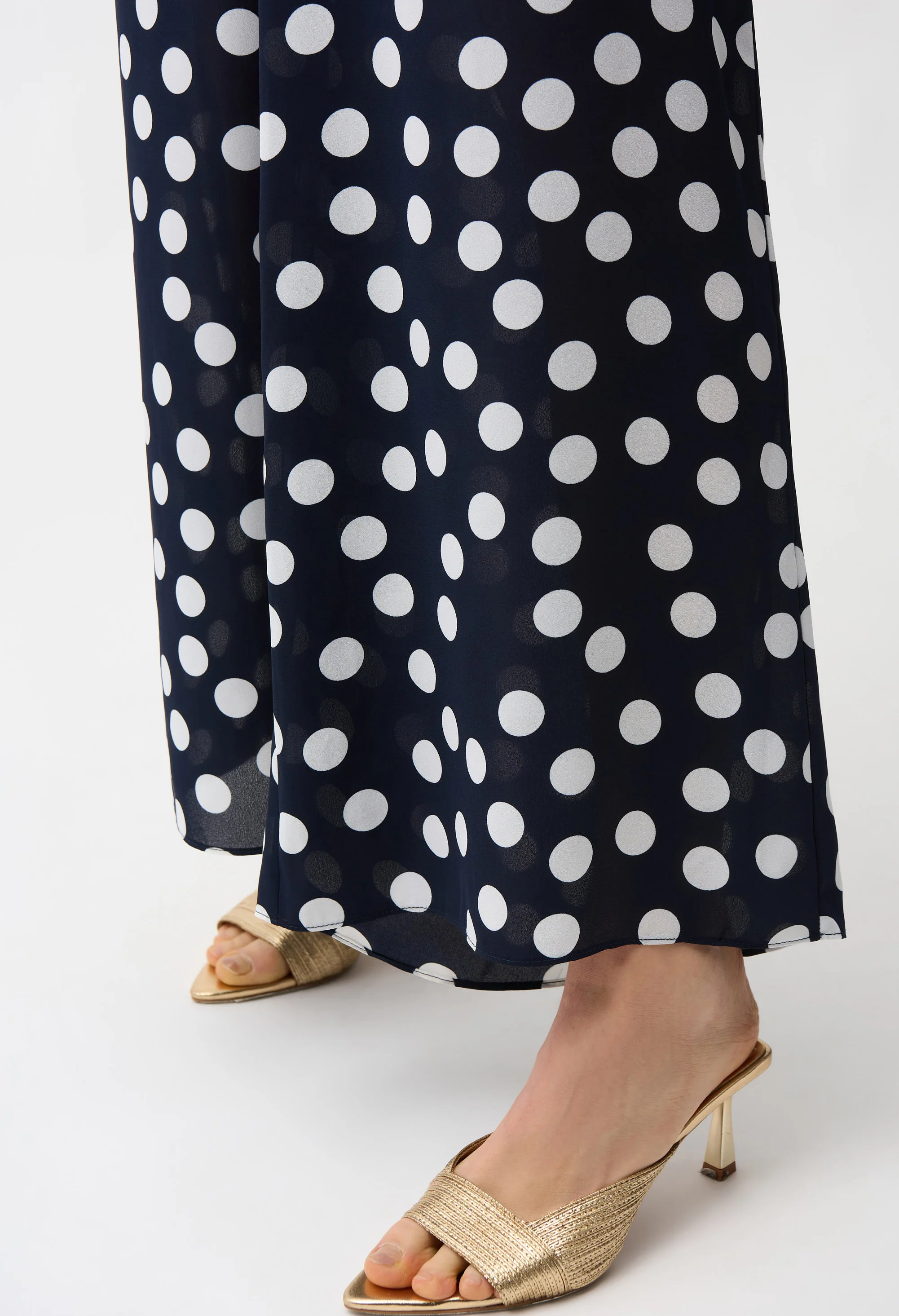 Polka Dot Wide-leg Trousers - Image 3