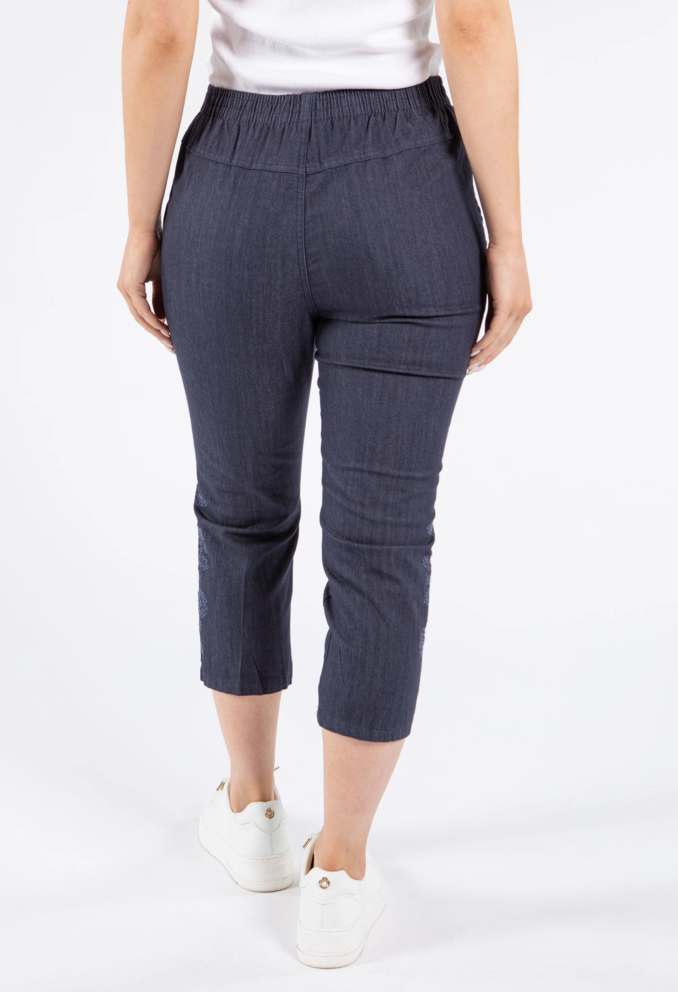 Pull on Capris with Embroidery detailing - Image 16