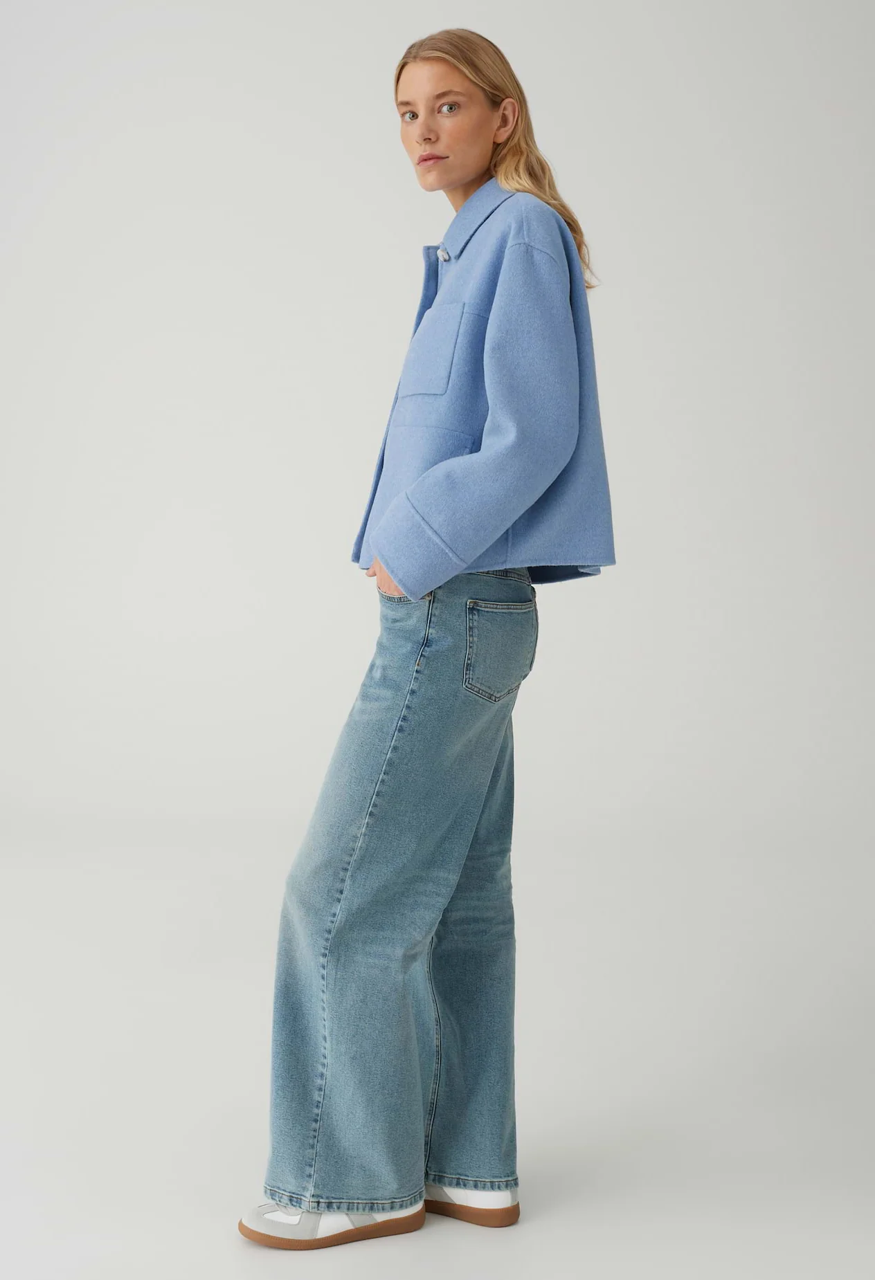 Regular Fit Wool Blend Jacket - Image 3