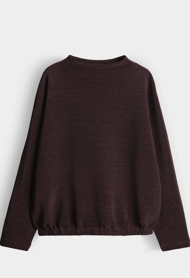 Saglanz Gloss Effect Jersey Top - Image 6