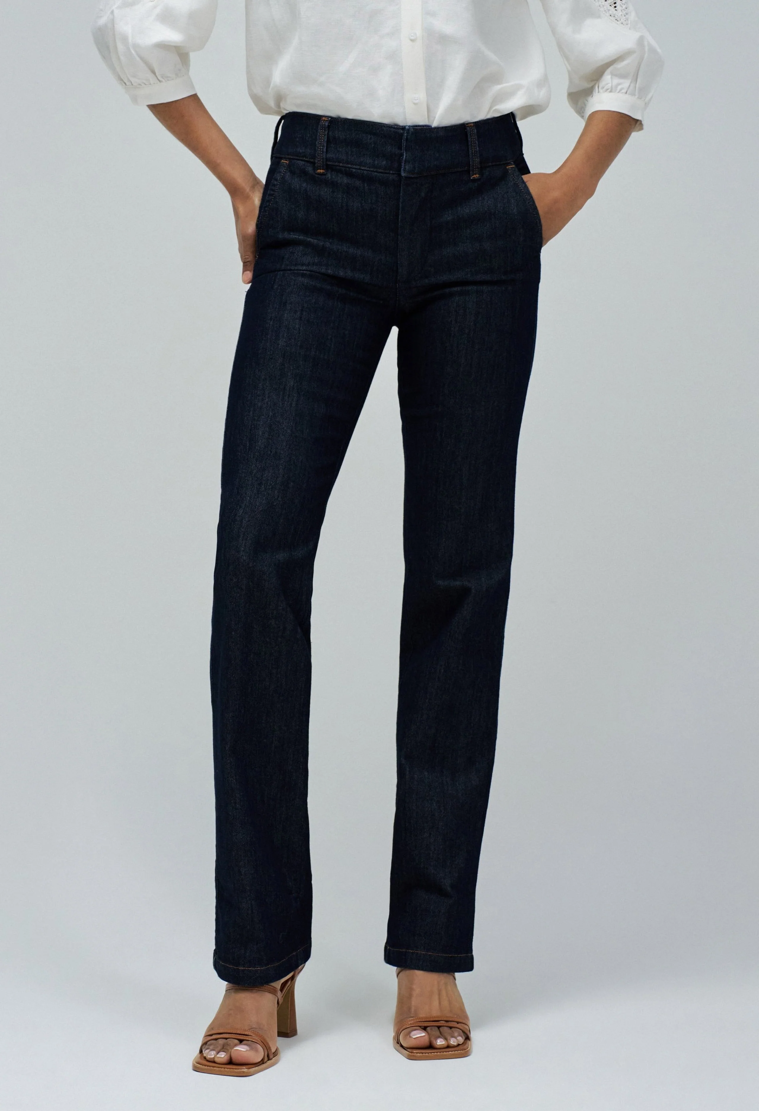 Secret Chino Push In Straight Jeans - Image 2