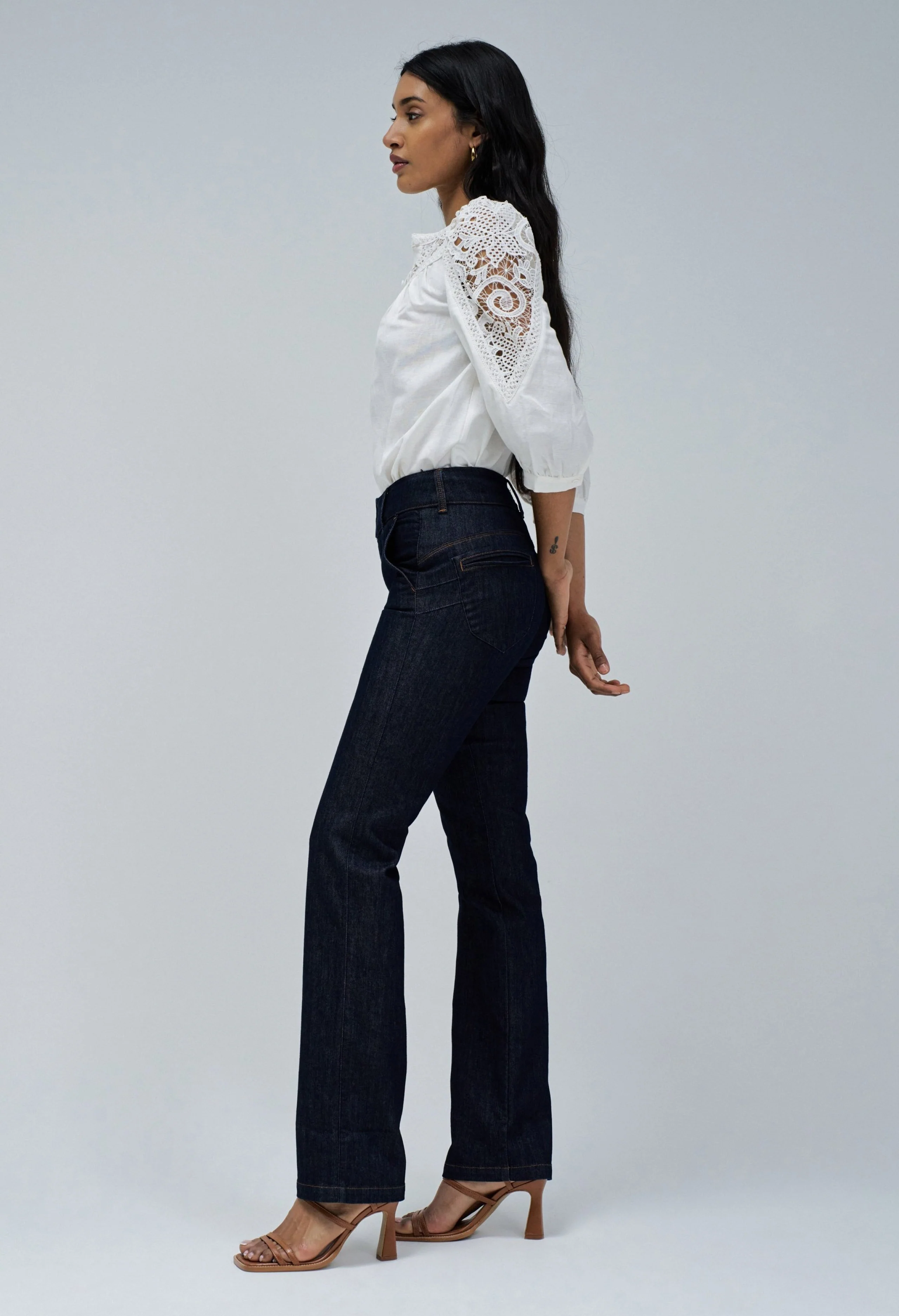 Secret Chino Push In Straight Jeans - Image 3